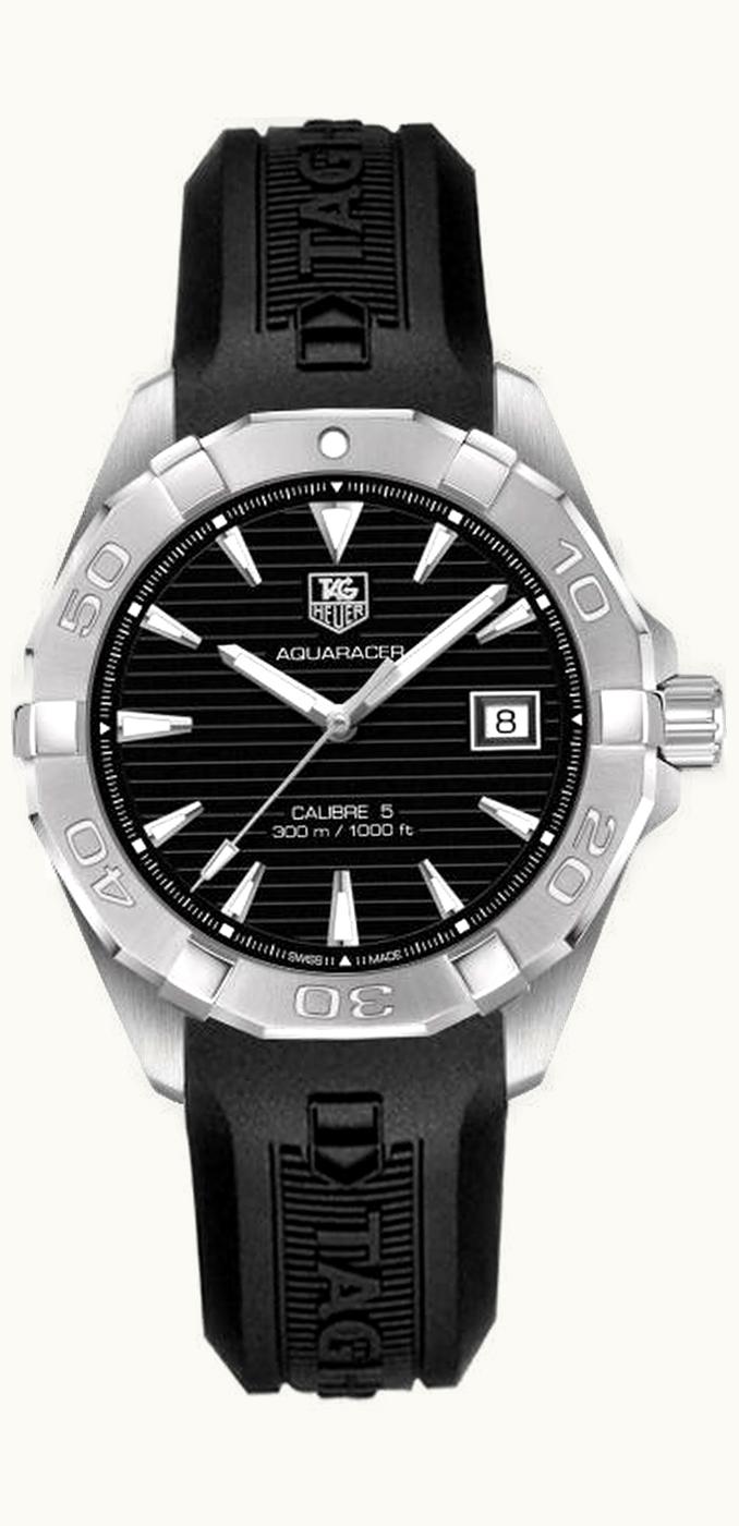 TAG Heuer Aquaracer 300M Calibre 5 40.5 Stainless Steel / Black / Rubber