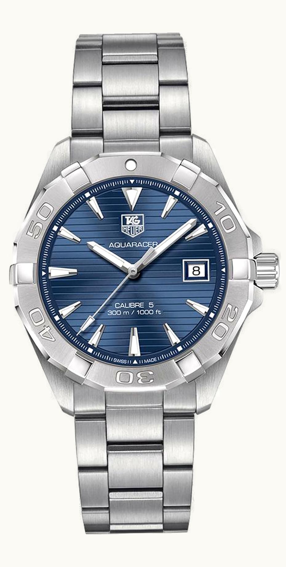 TAG Heuer Aquaracer 300M Calibre 5 40.5 Stainless Steel / Blue / Bracelet
