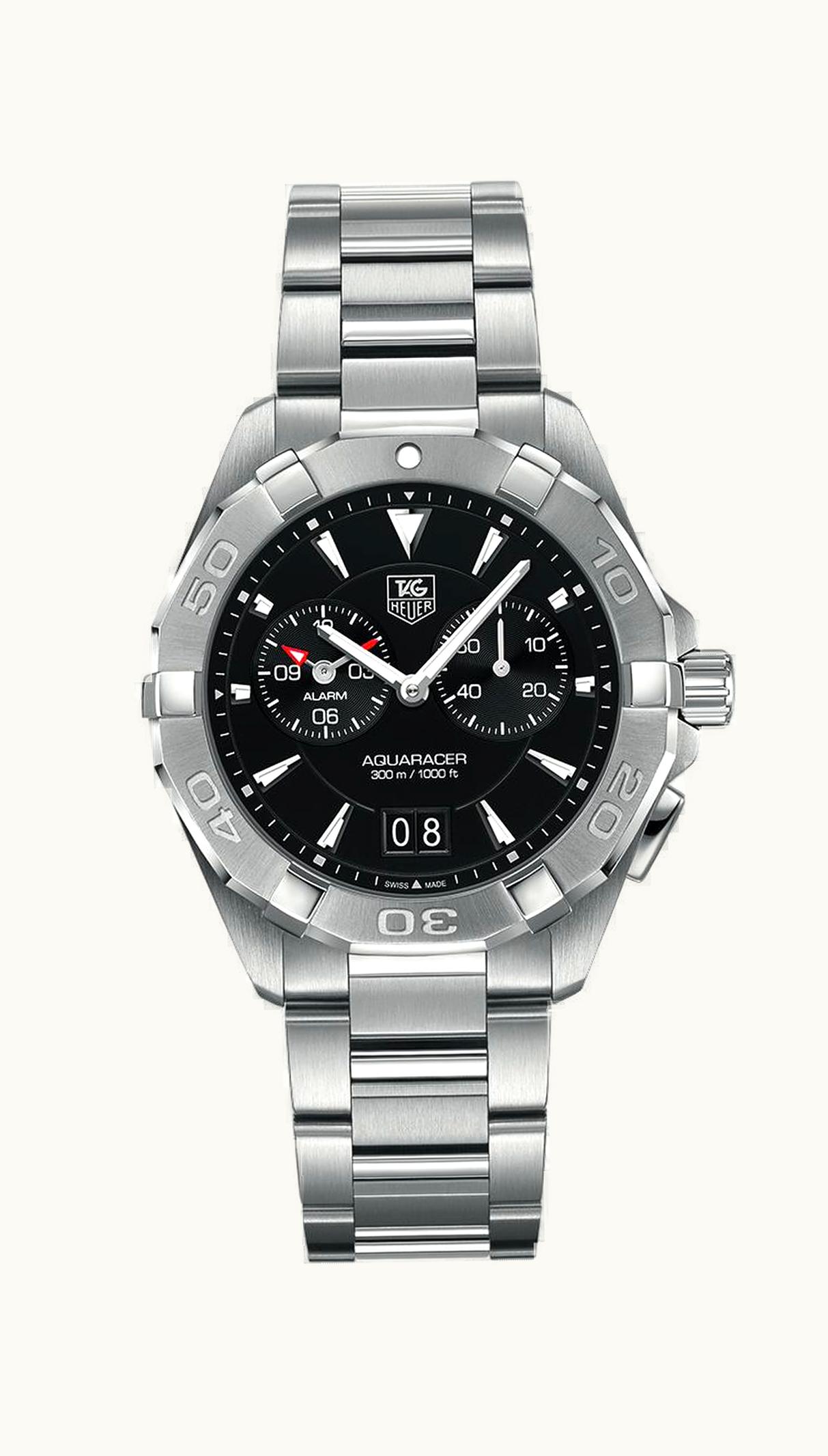 TAG Heuer Aquaracer 300M Alarm 40.5 Stainless Steel / Black / Bracelet