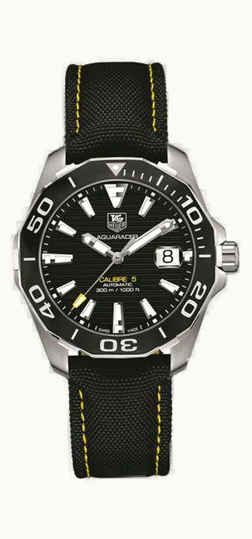 TAG Heuer Aquaracer 300M Calibre 5 41 Stainless Steel / Black / Nylon