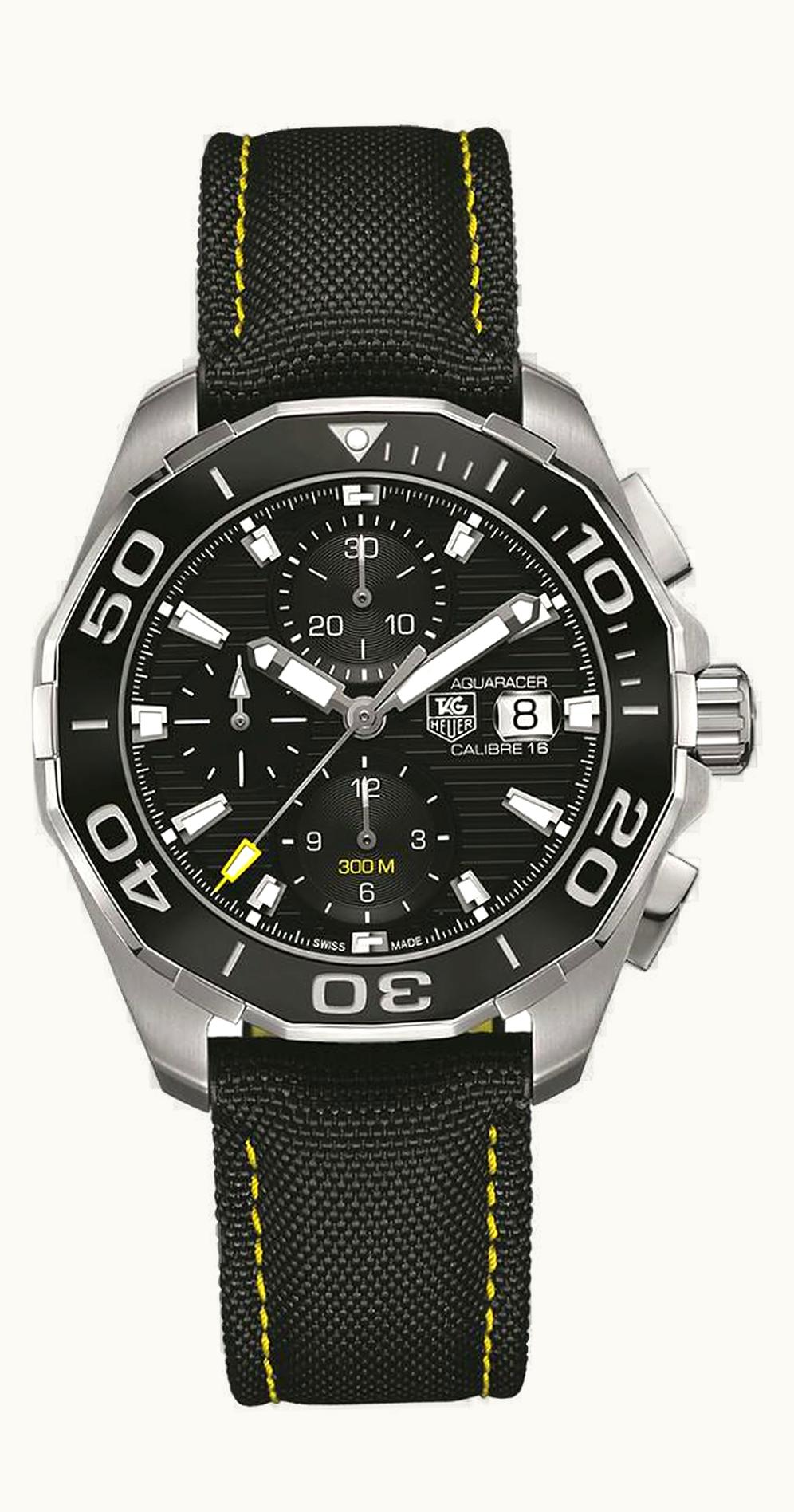 TAG Heuer Aquaracer 300M Calibre 16 43 Stainless Steel / Black / Nylon