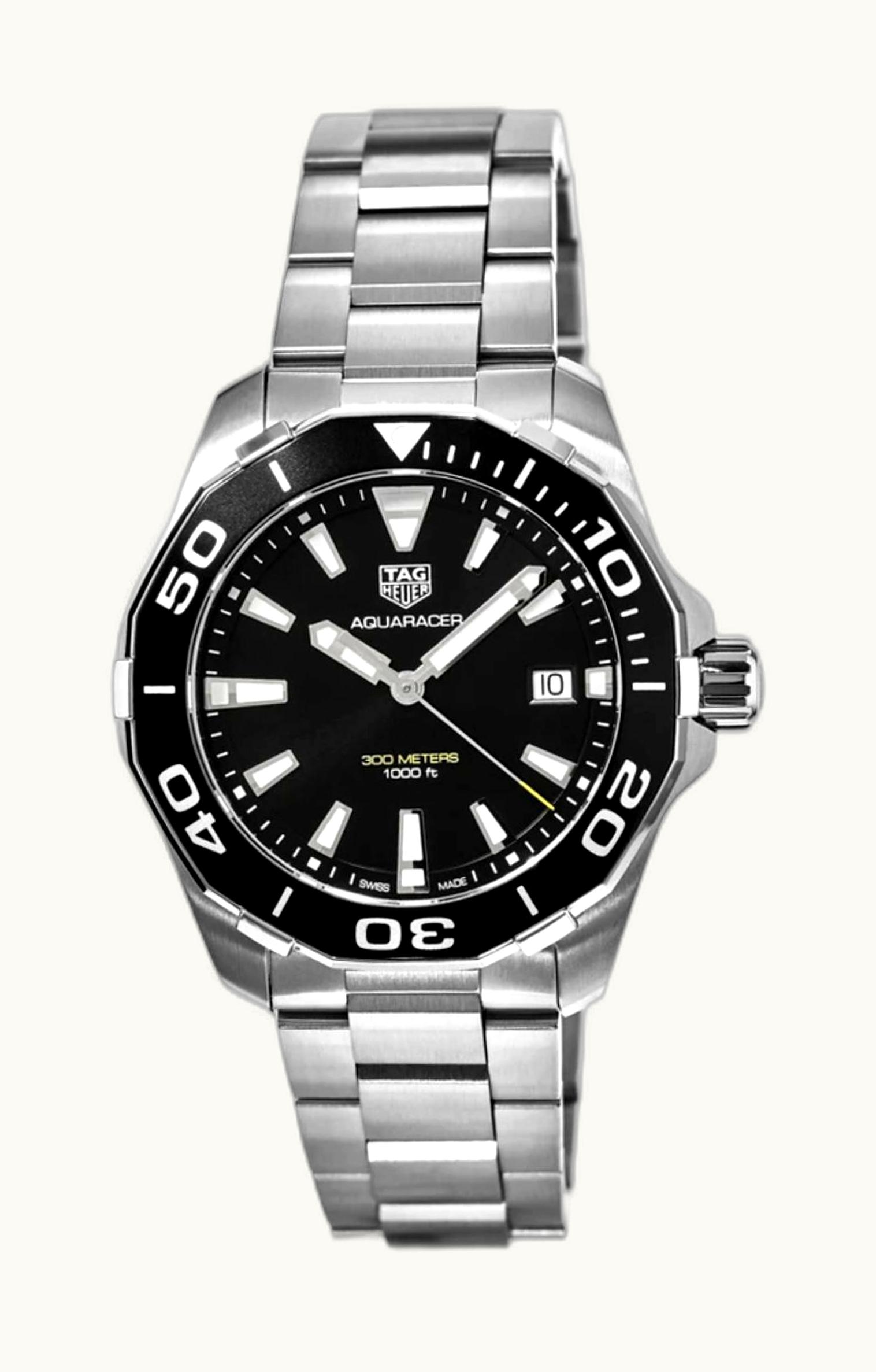 TAG Heuer Aquaracer 300M Quartz 40.5 Stainless Steel / Black / Steel