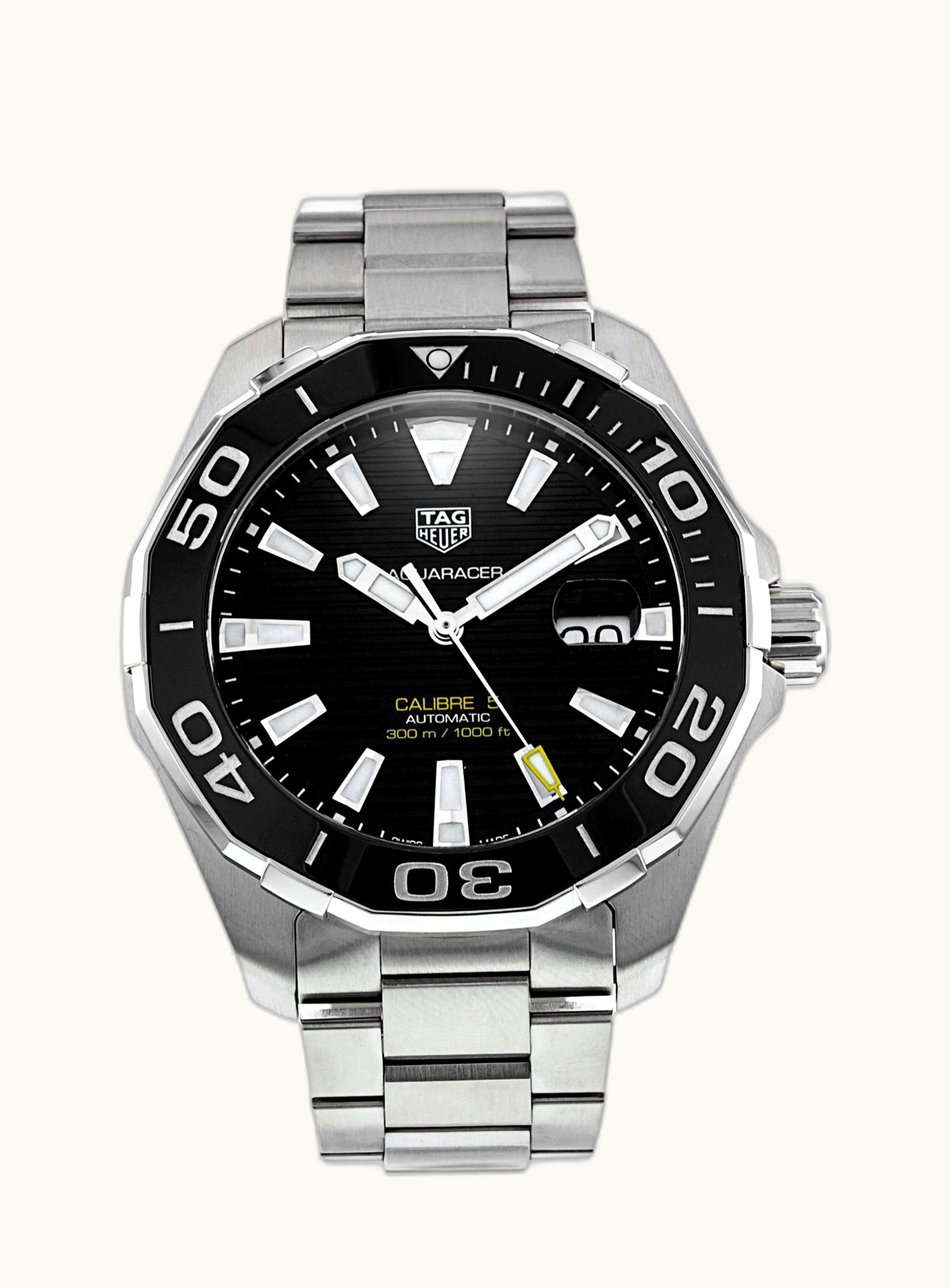 TAG Heuer Aquaracer 300M Calibre 5 41 Stainless Steel / Black / Steel