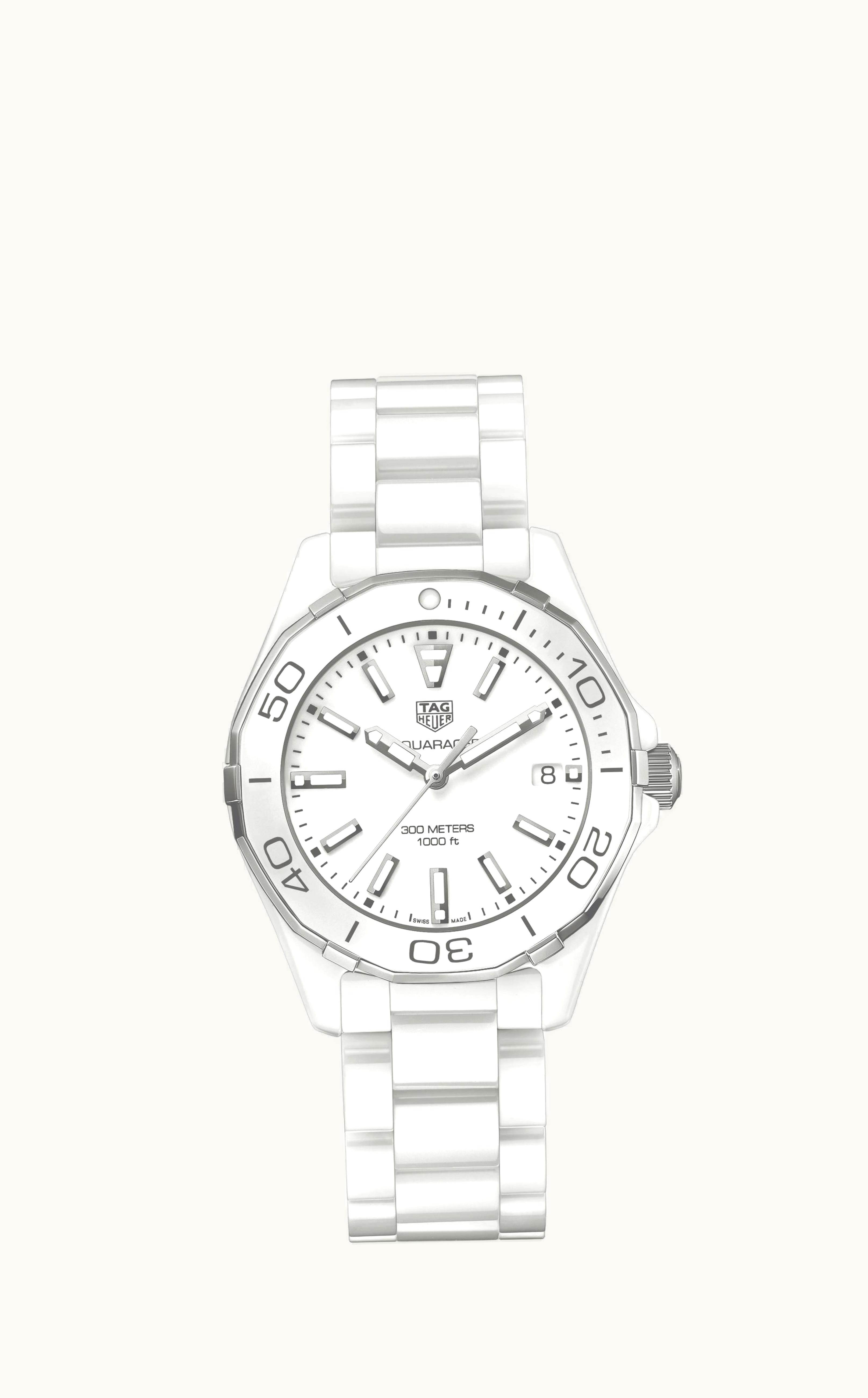 TAG Heuer Aquaracer 300M 35 Ceramic / White / Bracelet