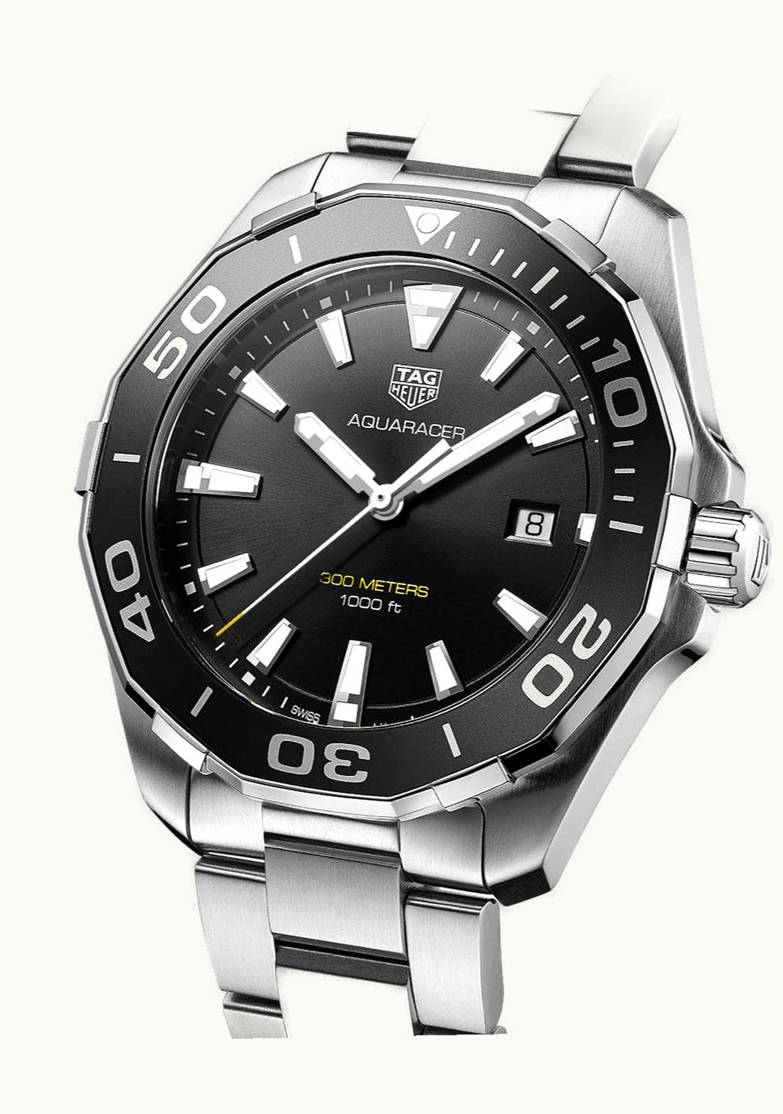 TAG Heuer Aquaracer 300M Quartz 43 Stainless Steel / Black / Bracelet