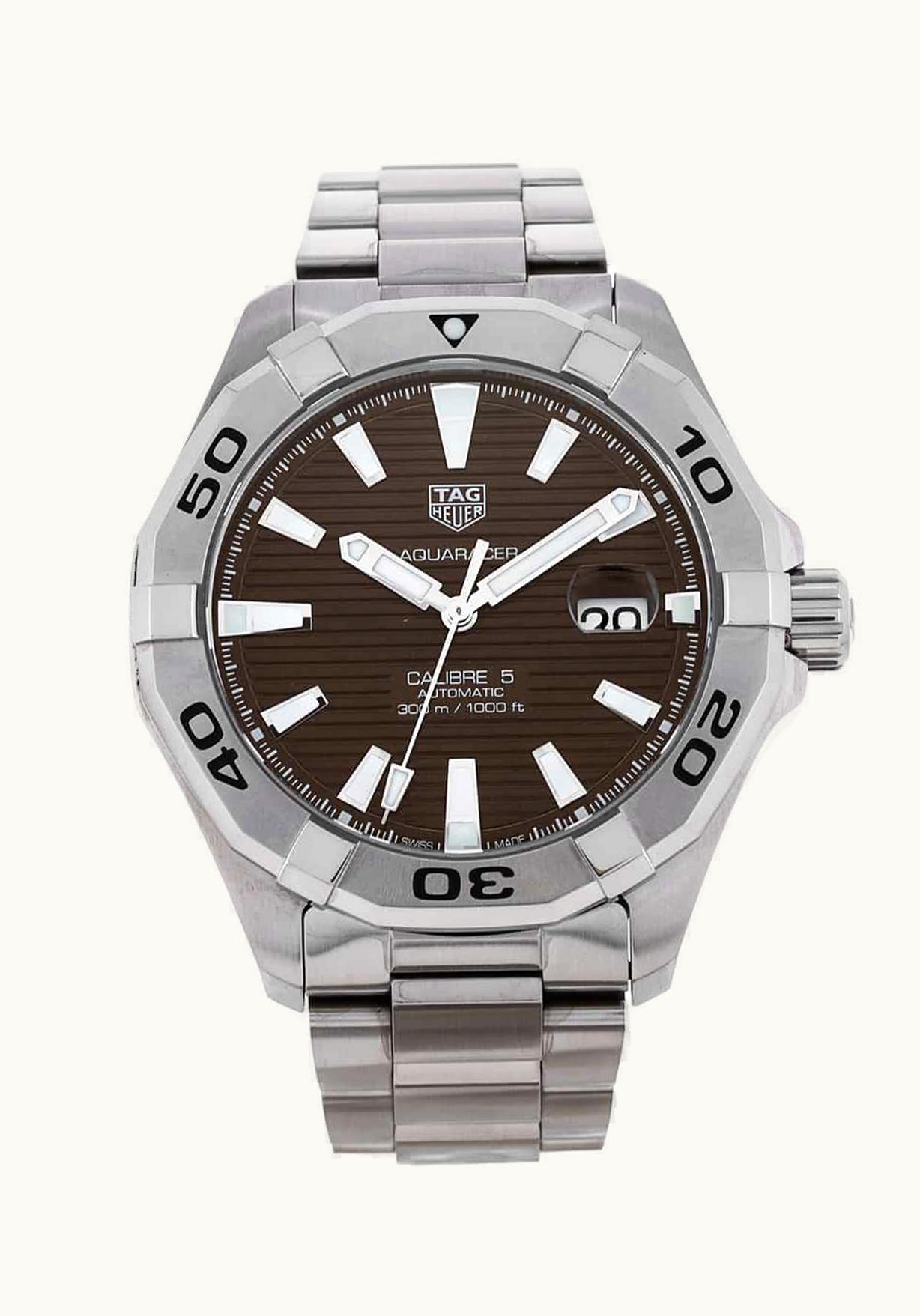 TAG Heuer Aquaracer 300M Calibre 5 43 Stainless Steel / Brown / Bracelet
