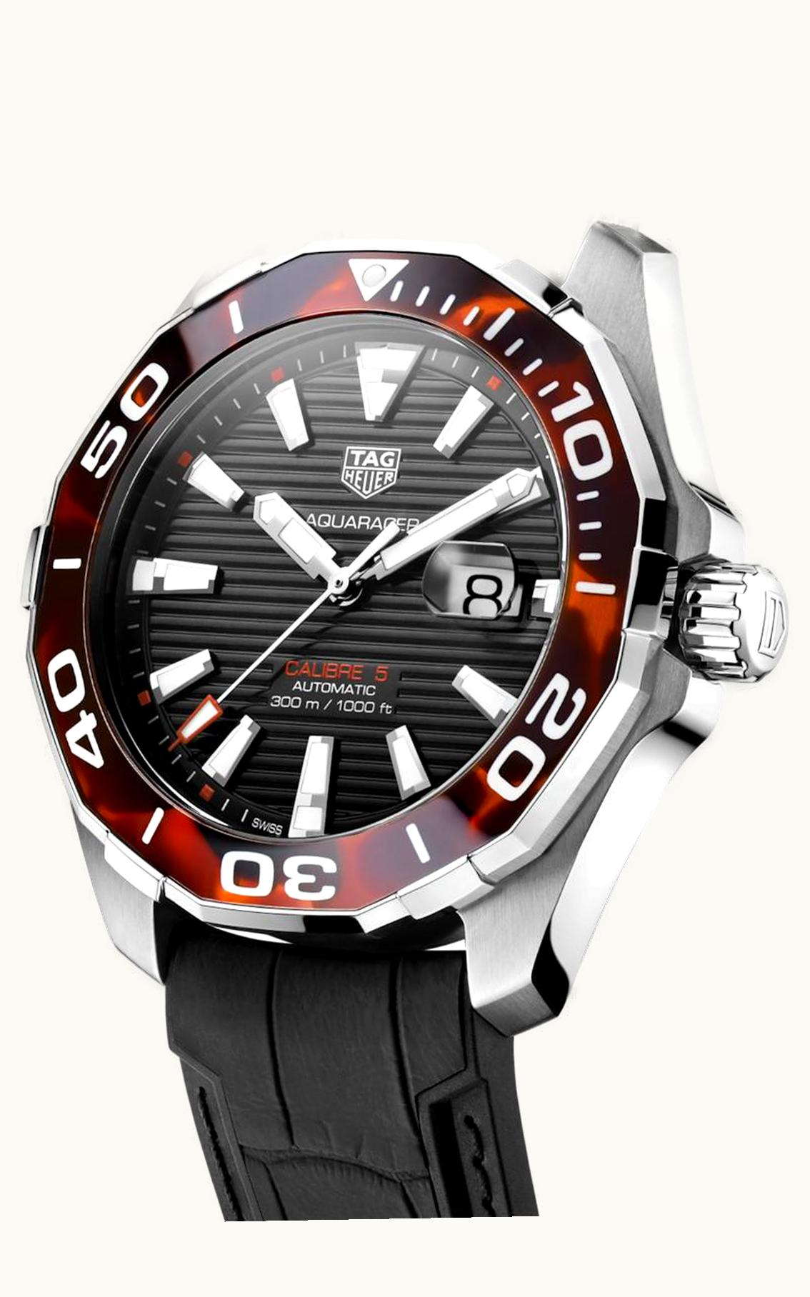 TAG Heuer Aquaracer 300M Calibre 5 43 Tortoise Brown