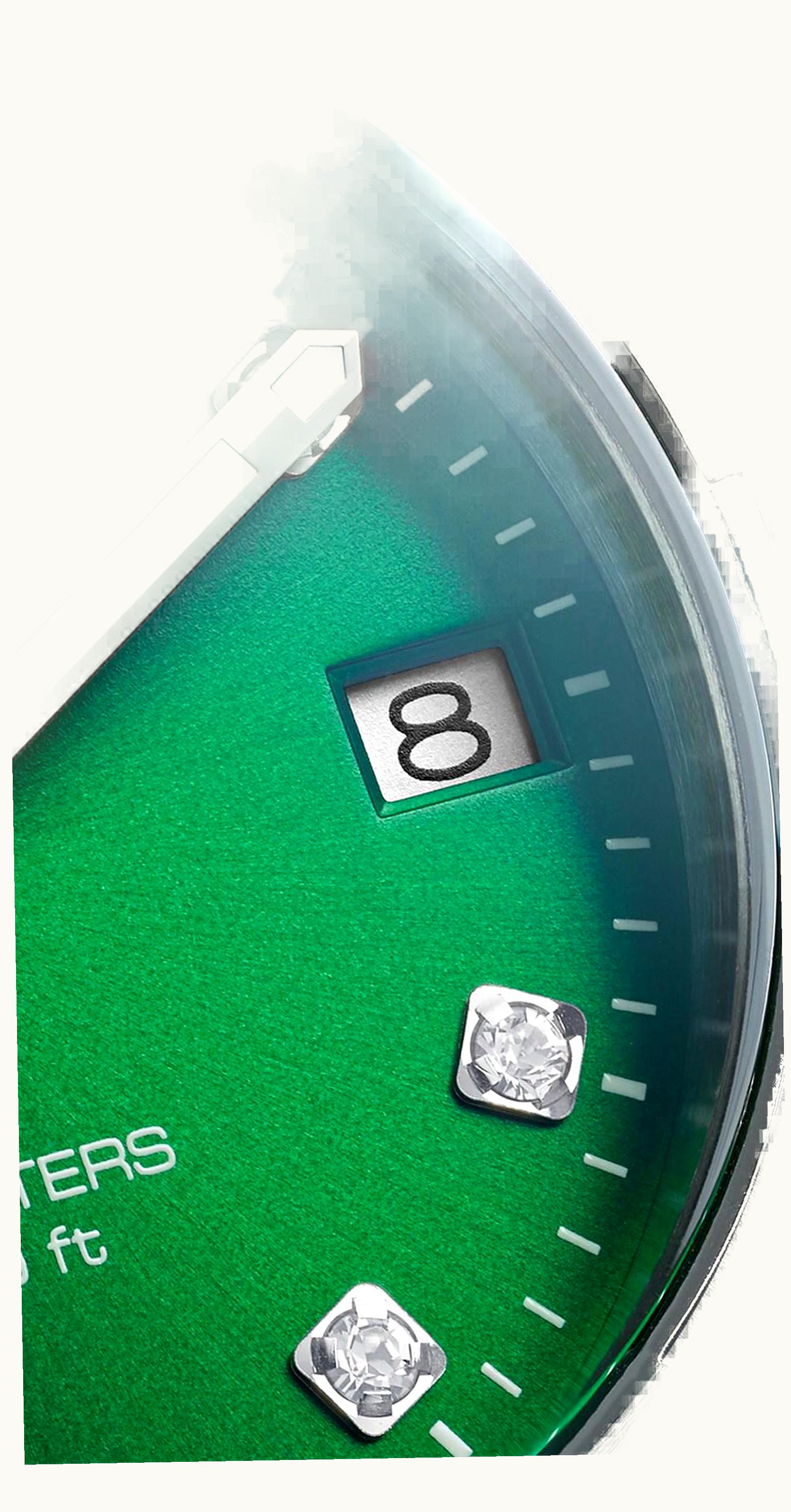 TAG Heuer Aquaracer 300M Quartz 32 Stainless Steel / Green - Diamond / Bracelet