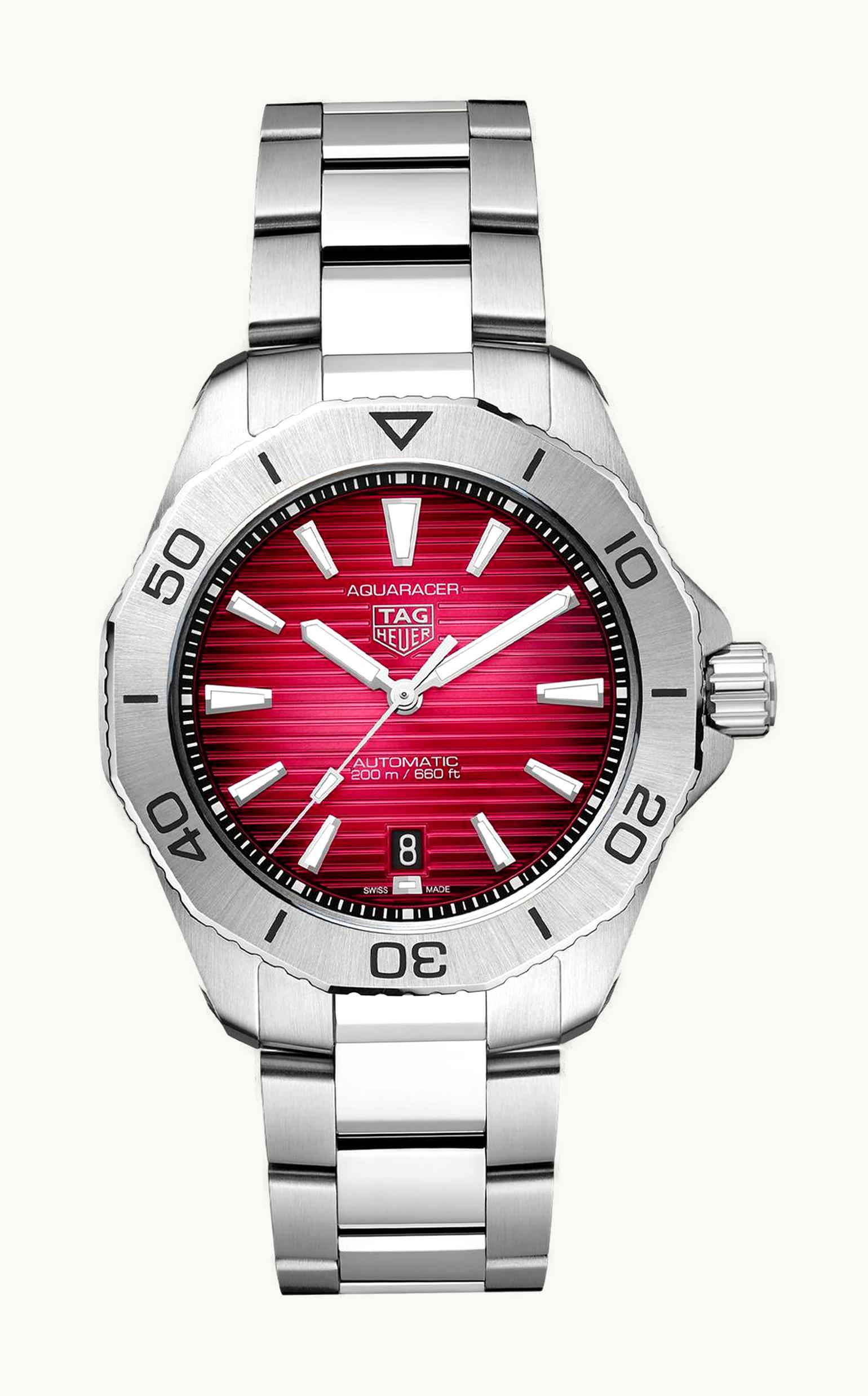 TAG Heuer Aquaracer Professional 200 Automatic 40 Stainless Steel / Red