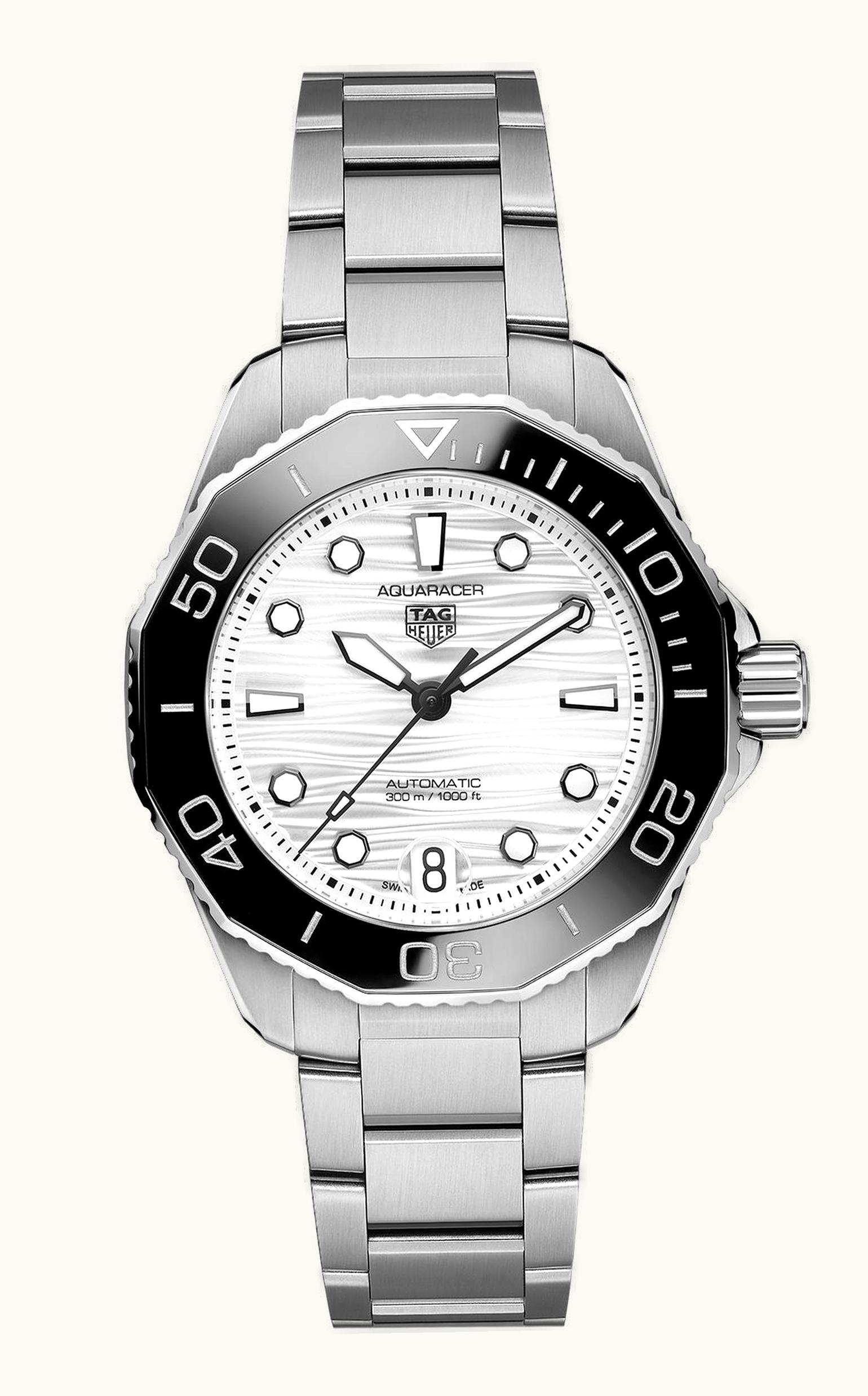 TAG Heuer Aquaracer Professional 300 36 Stainless Steel / White / Bracelet