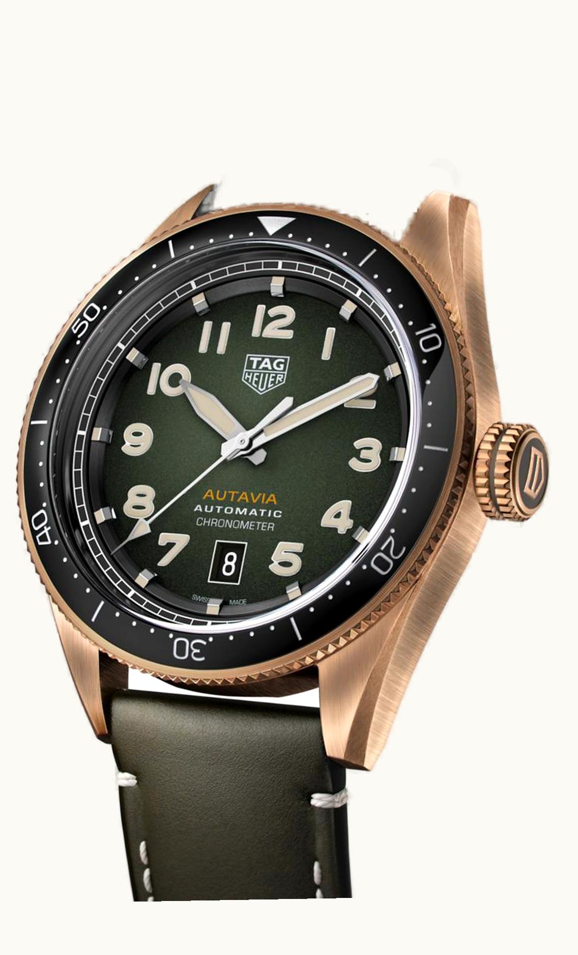 TAG Heuer Autavia Calibre 5 Bronze / Green