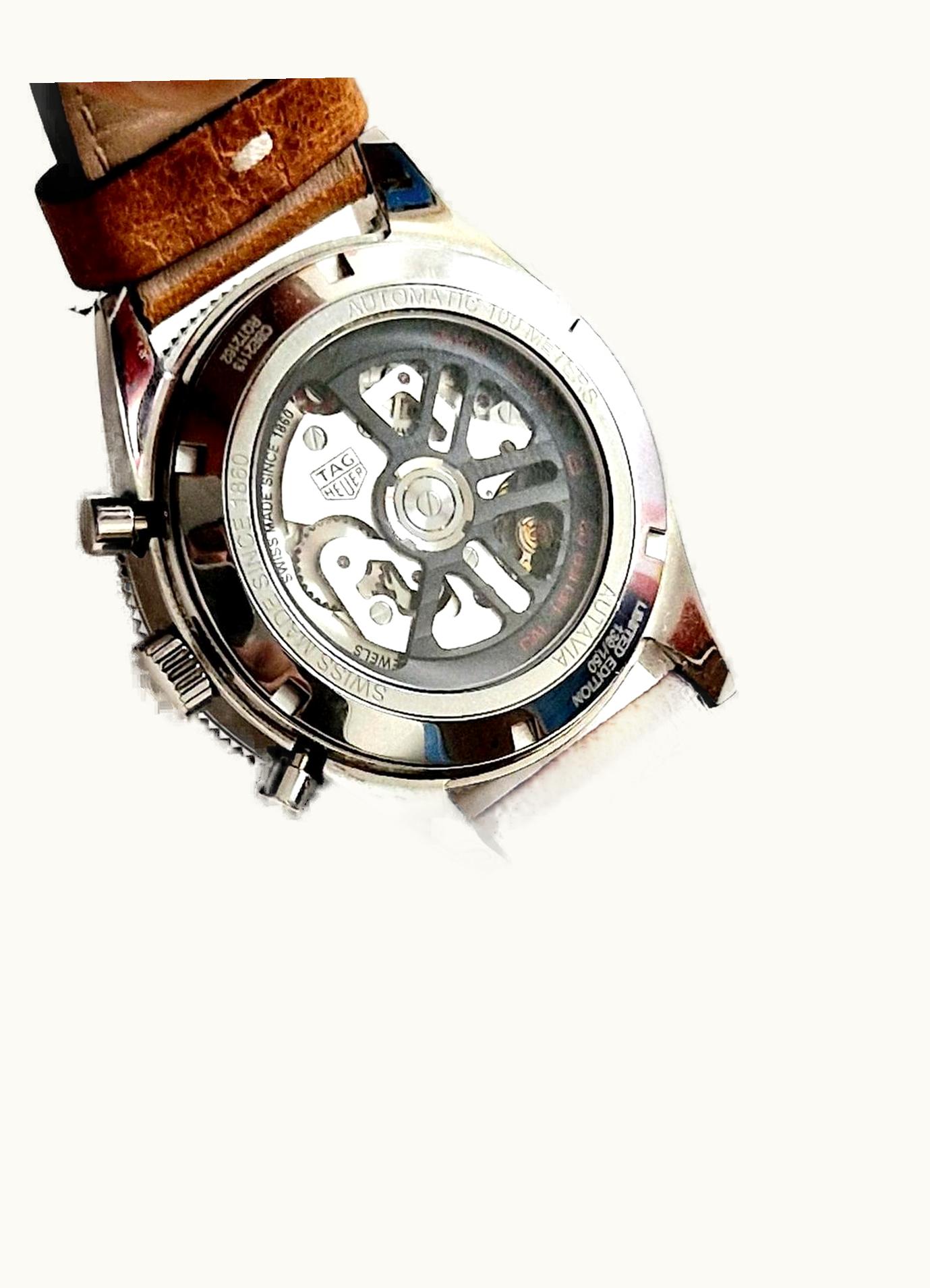 TAG Heuer Autavia Heuer 02 Stainless Steel / Tropical  Panda / Strap / UAE Edition