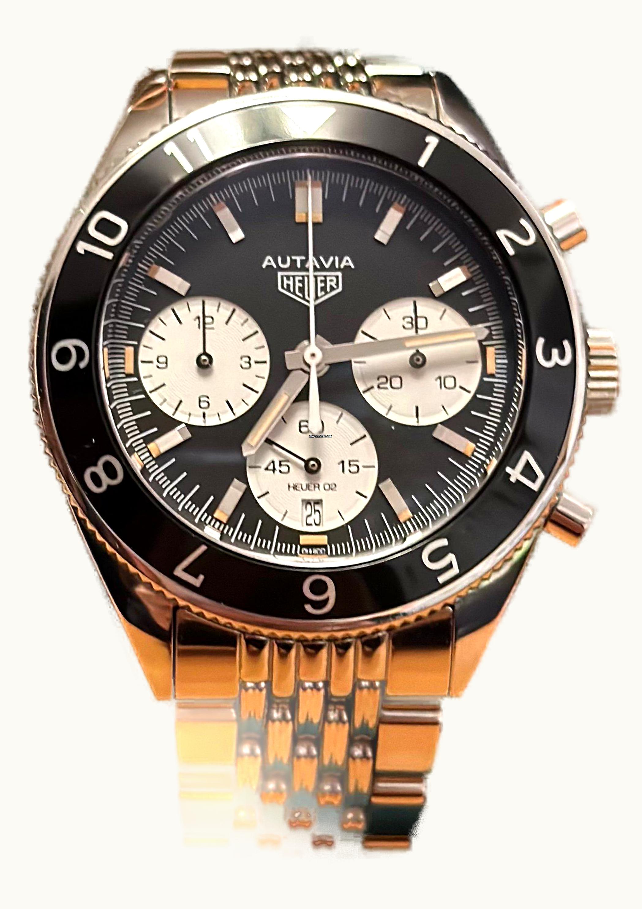 TAG Heuer Autavia Heuer 02 Stainless Steel / Tropical Panda / Bracelet / UAE Edition