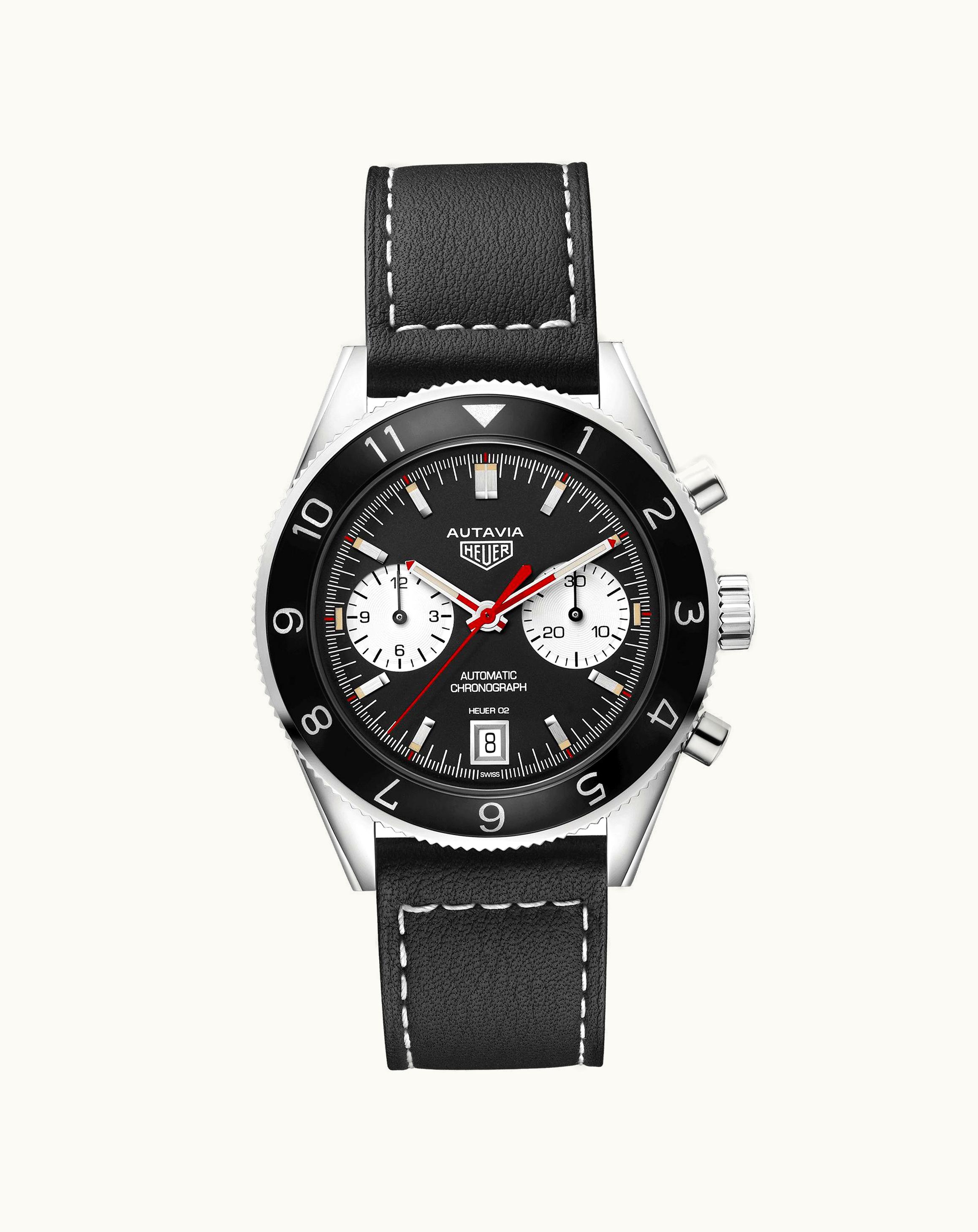 TAG Heuer Autavia Heuer 02 Stainless Steel / Inverted Panda / 1972 Edition