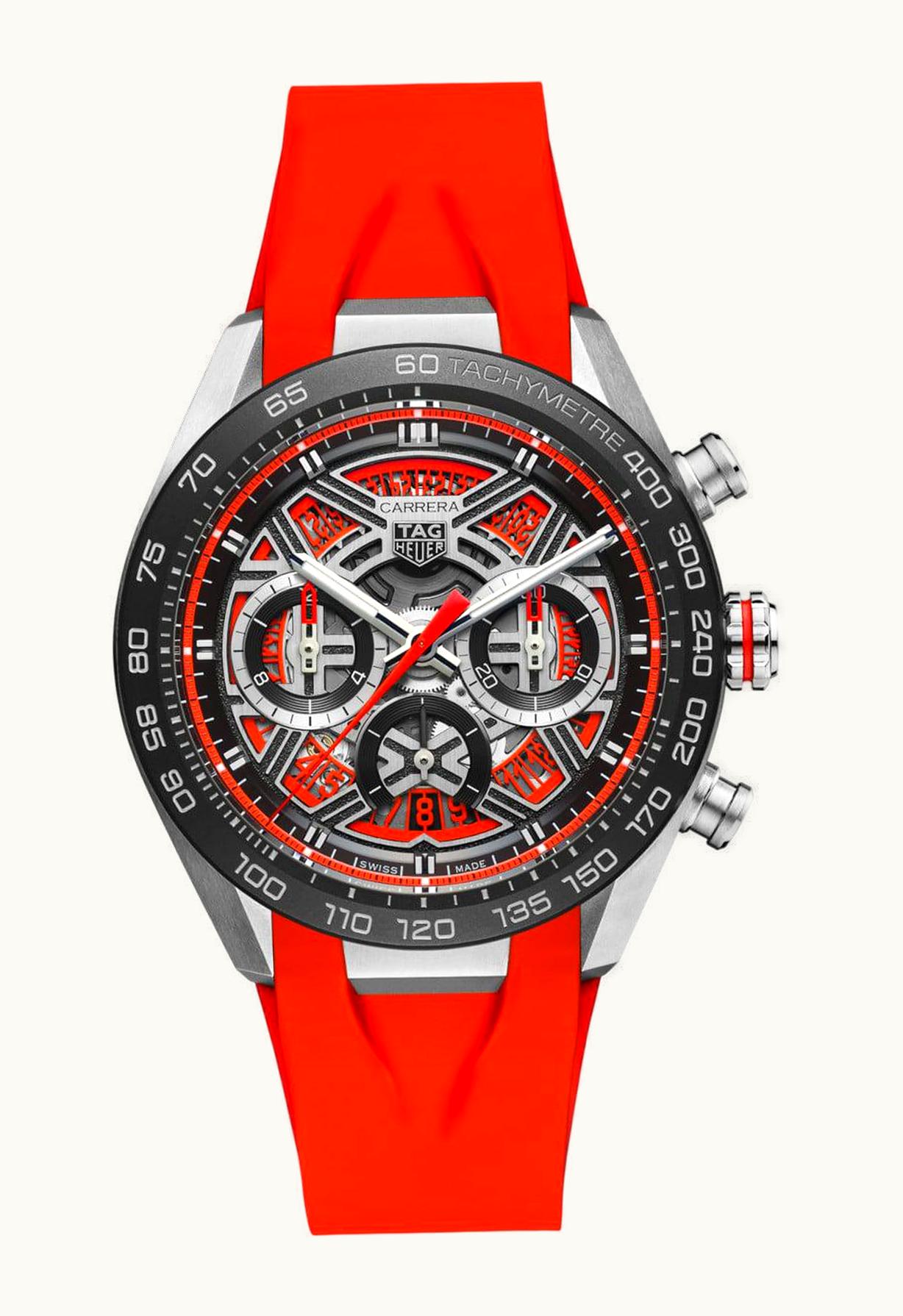 TAG Heuer Carrera Chronograph Extreme Sport Titanium - Ceramic / Orange / Rubber