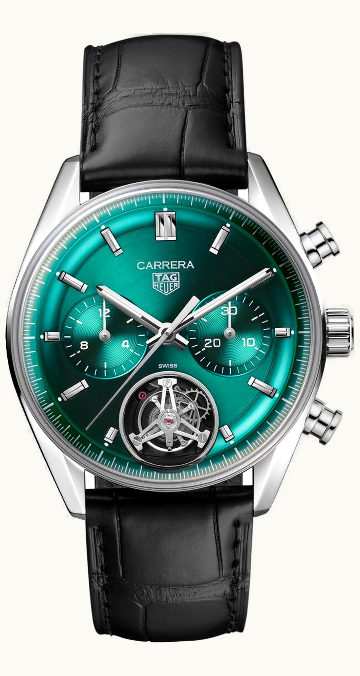 TAG Heuer Carrera Chronograph Tourbillon Glass Box Watches of Switzerland Centenary