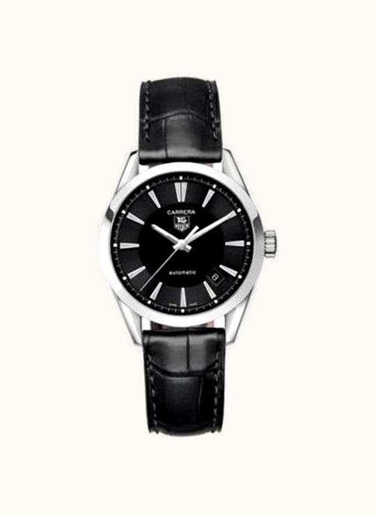 TAG Heuer Carrera Calibre 5 36 Stainless Steel / Black / Alligator