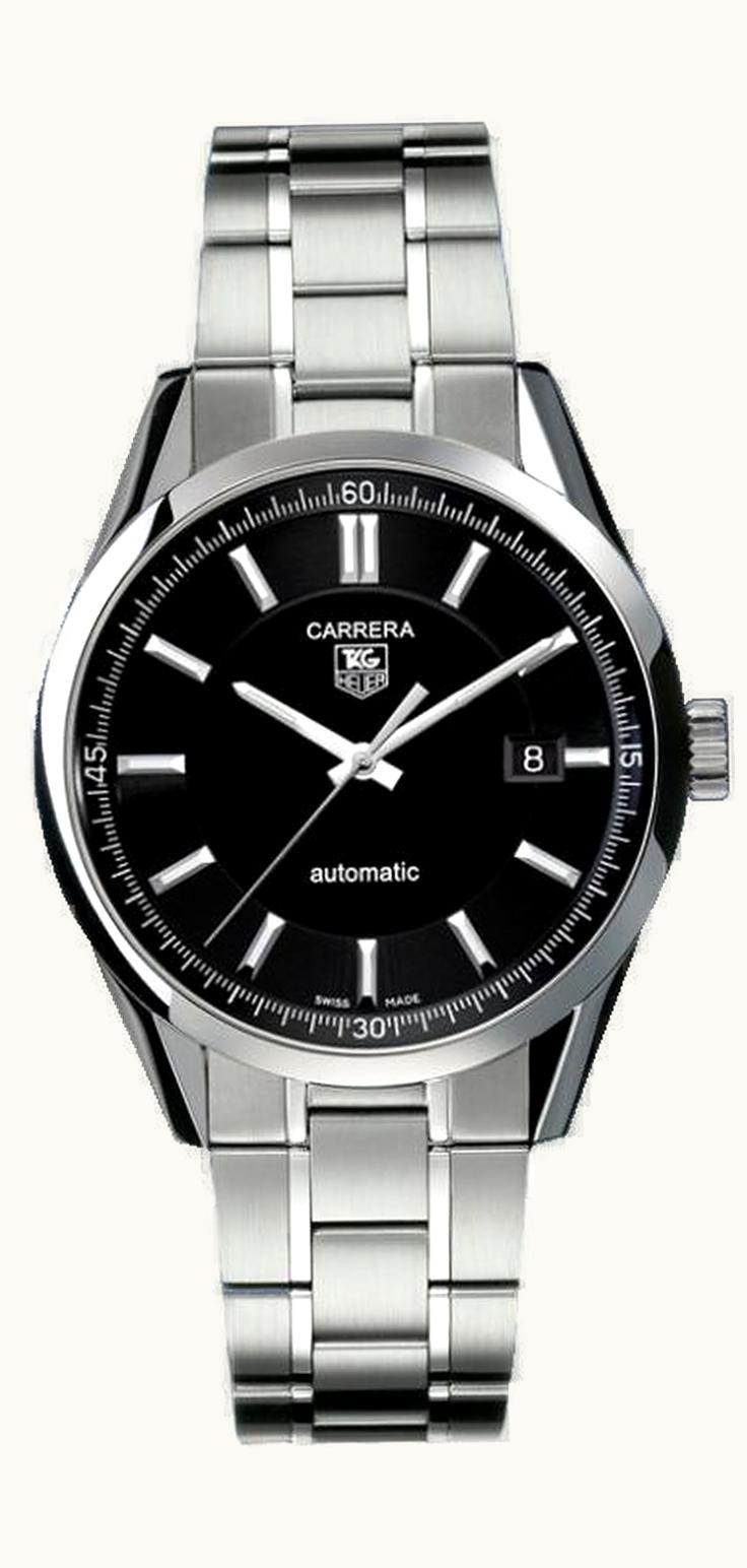TAG Heuer Carrera Calibre 5 39 Stainless Steel / Black / Bracelet