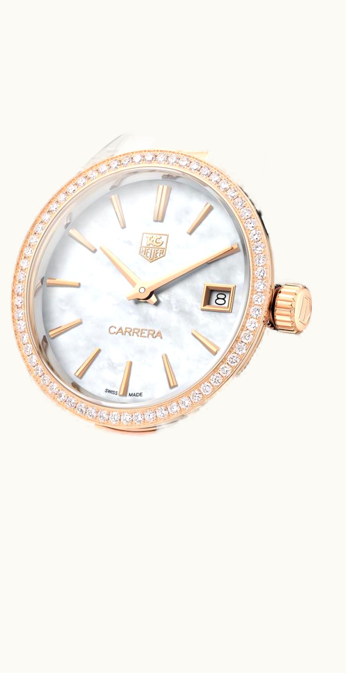 TAG Heuer Carrera Lady Quartz 32 Stainless Steel / Rose Gold / Diamond / MOP / Bracelet