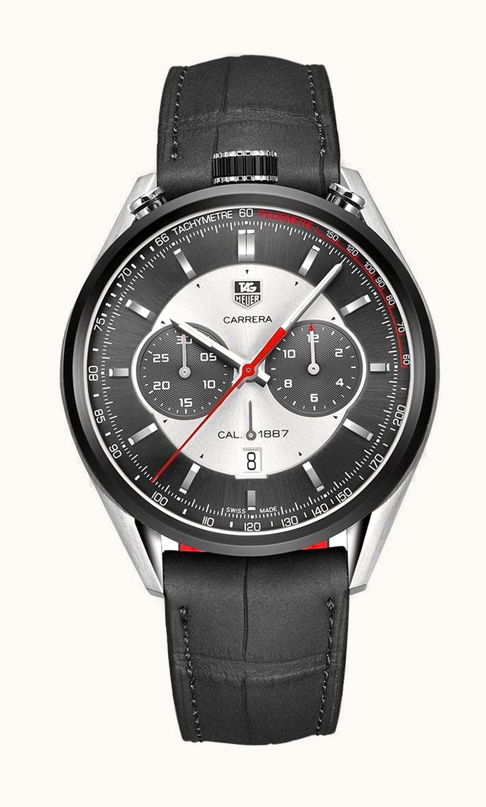 TAG Heuer Carrera Calibre 1887 45  Bullhead Stainless Steel / Titanium /Jack Heuer