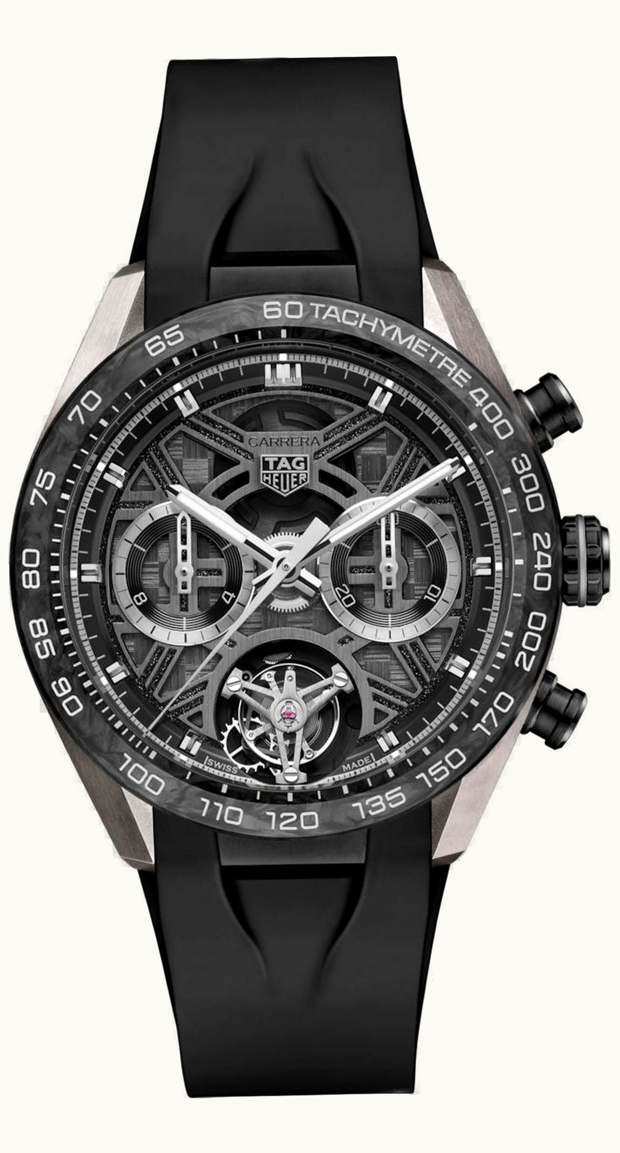 TAG Heuer Carrera Calibre Heuer 02T 45 Chronograph Tourbillon Ceramic / Scandinavia