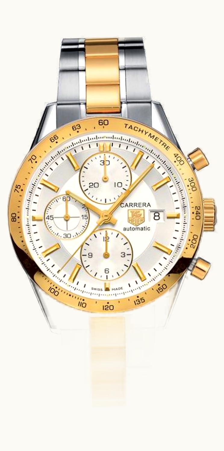TAG Heuer Carrera Calibre 16 41 Stainless Steel / Yellow Gold / Silver / Bracelet