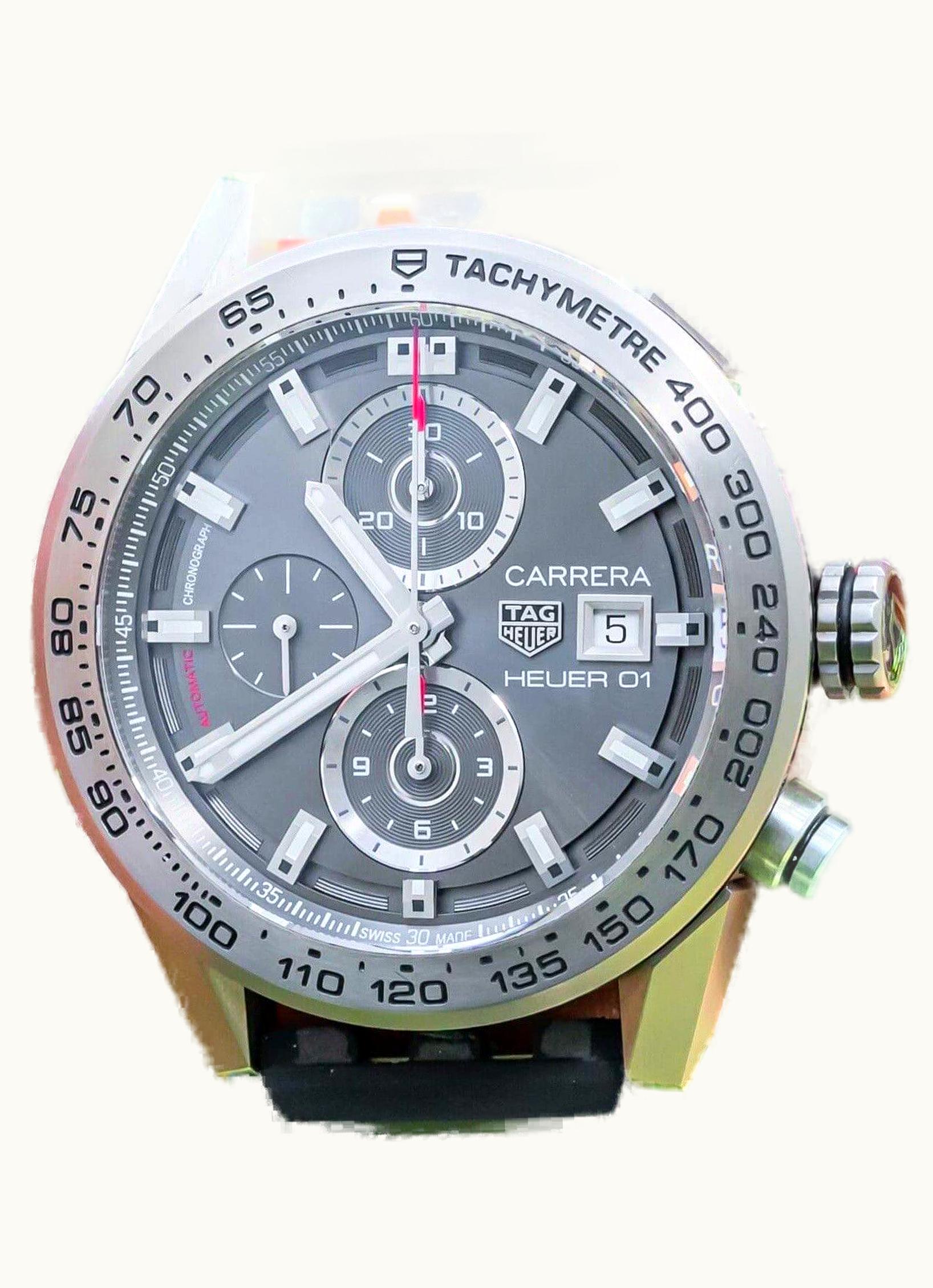 TAG Heuer Carrera Calibre Heuer 01 43 Titanium / Grey / Rubber