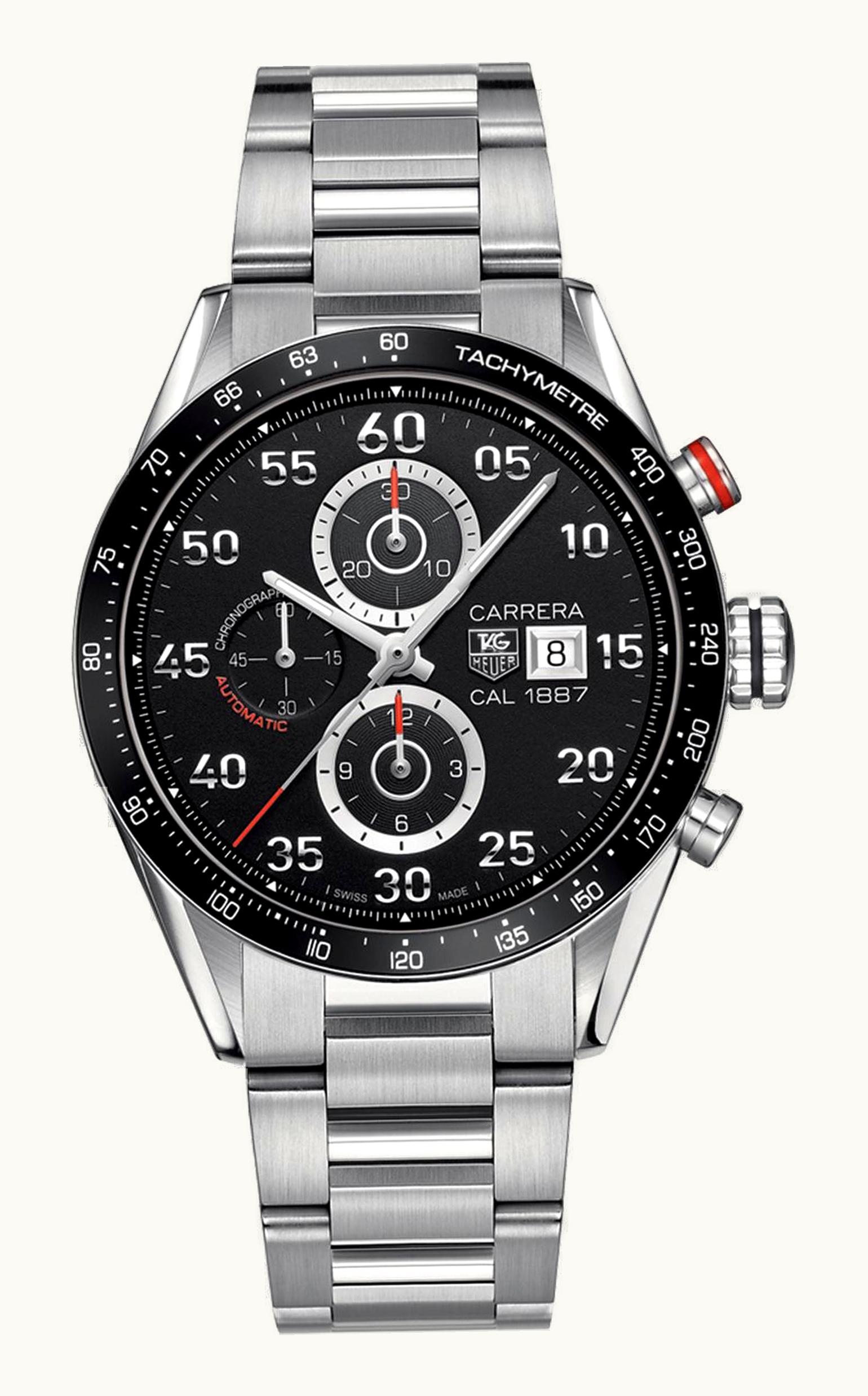 TAG Heuer Carrera Calibre 1887 43 Stainless Steel / Black / Bracelet