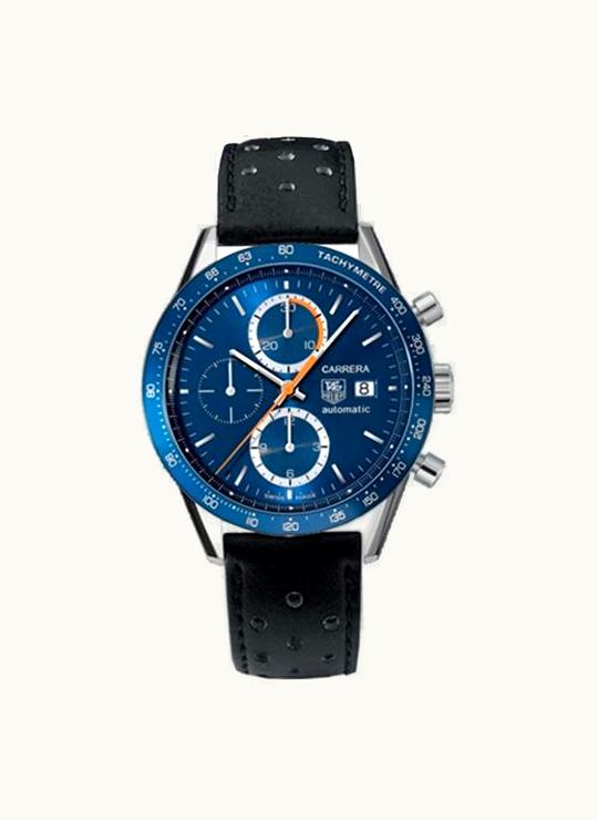 TAG Heuer Carrera Calibre 16 41 Stainless Steel / Blue / Calf