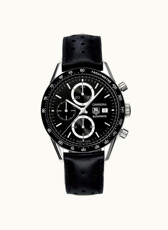 TAG Heuer Carrera Calibre 16 41 Stainless Steel / Black / Calf