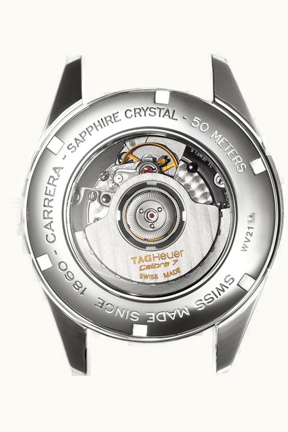 TAG Heuer Carrera Calibre 7 Twin Time Stainless Steel / Silver / Bracelet