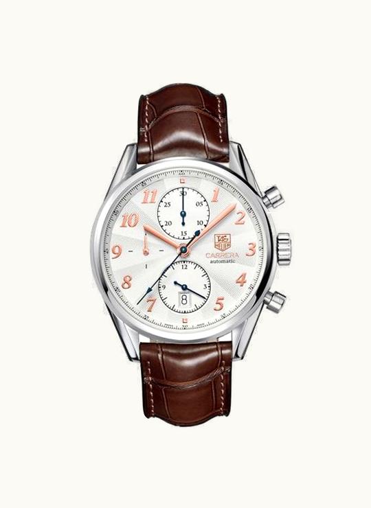 TAG Heuer Carrera Calibre 16 41 Heritage Stainless Steel / Silver / Alligator