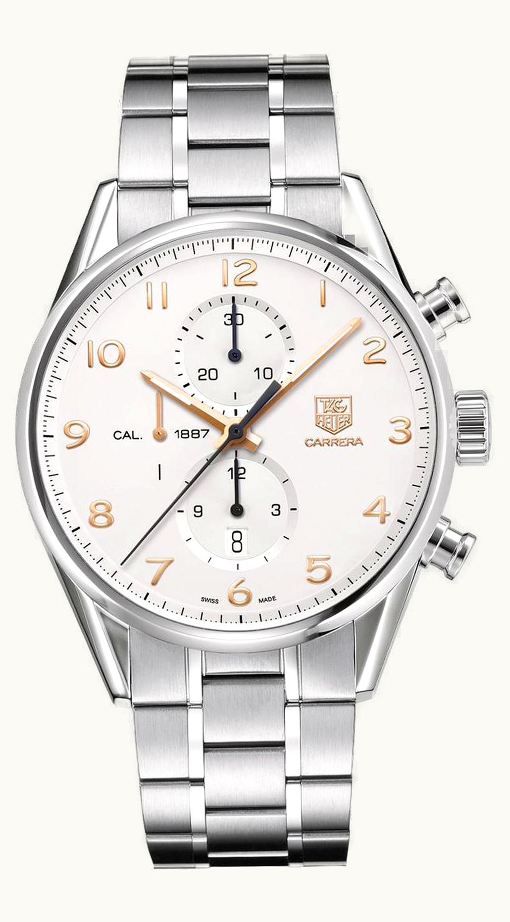 TAG Heuer Carrera Calibre 1887 43 Stainless Steel / Silver / Bracelet