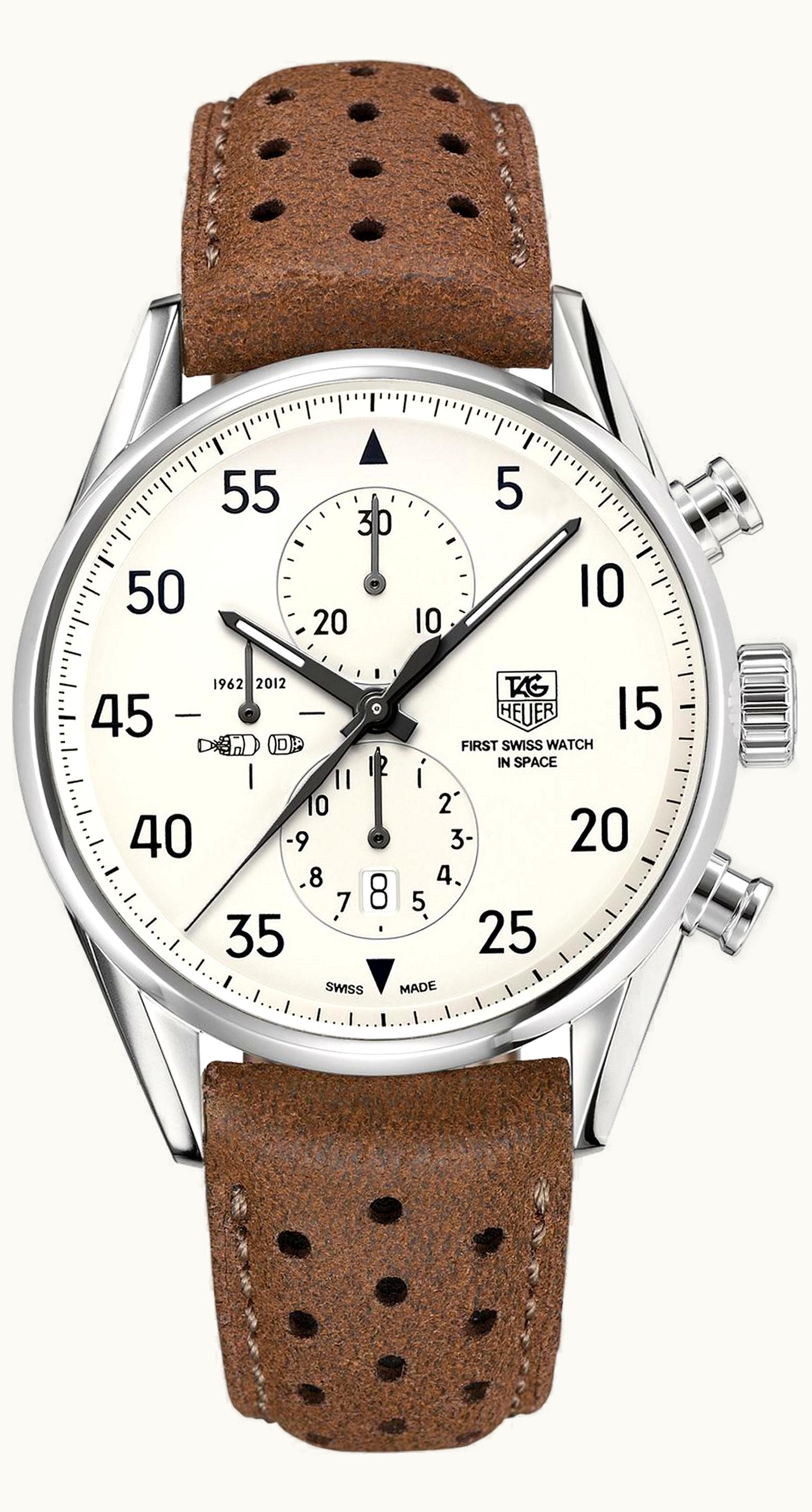 TAG Heuer Carrera Calibre 1887 43 Stainless Steel / Space X / Calf