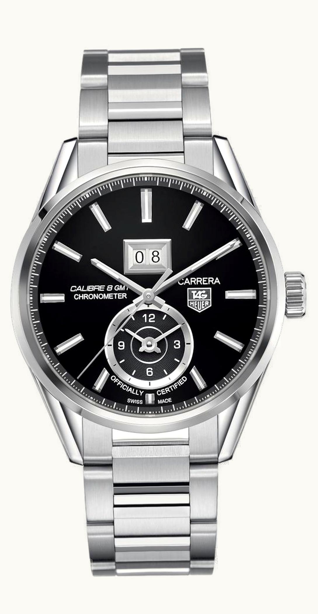 TAG Heuer Carrera Calibre 8 41 Stainless Steel / Black / Bracelet