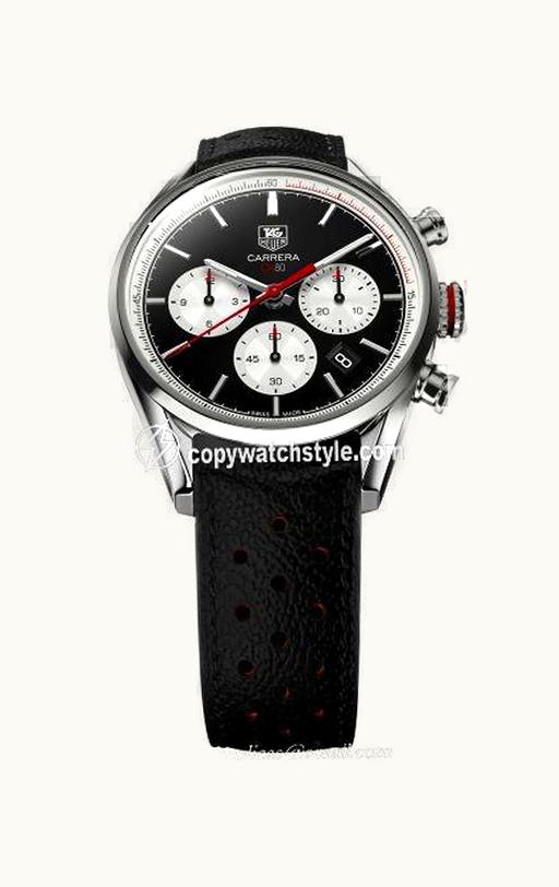 TAG Heuer Carrera CH80 Stainless Steel / Black / Calf