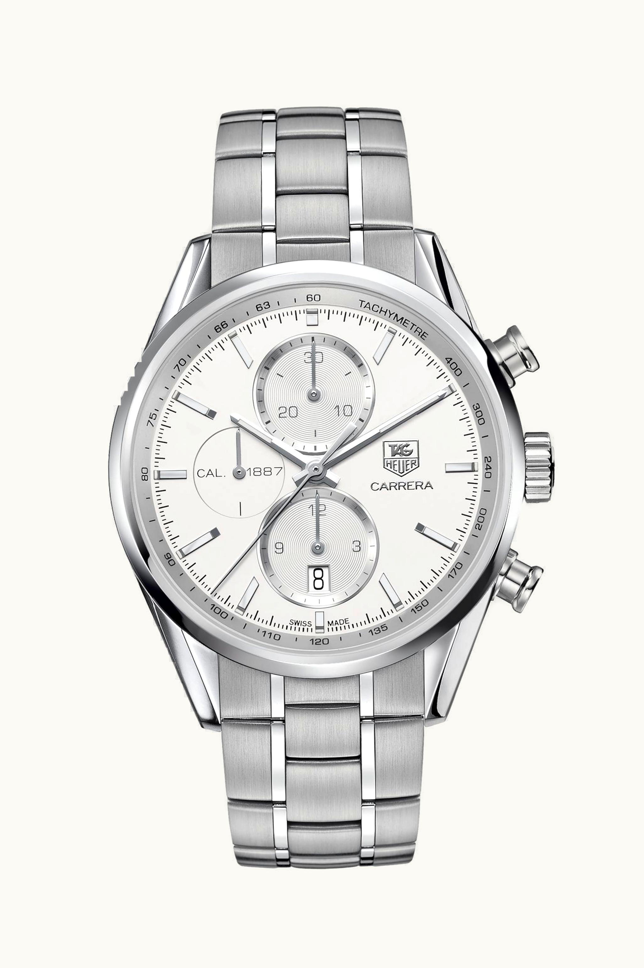 TAG Heuer Carrera Calibre 1887 41 Stainless Steel / Silver / Bracelet