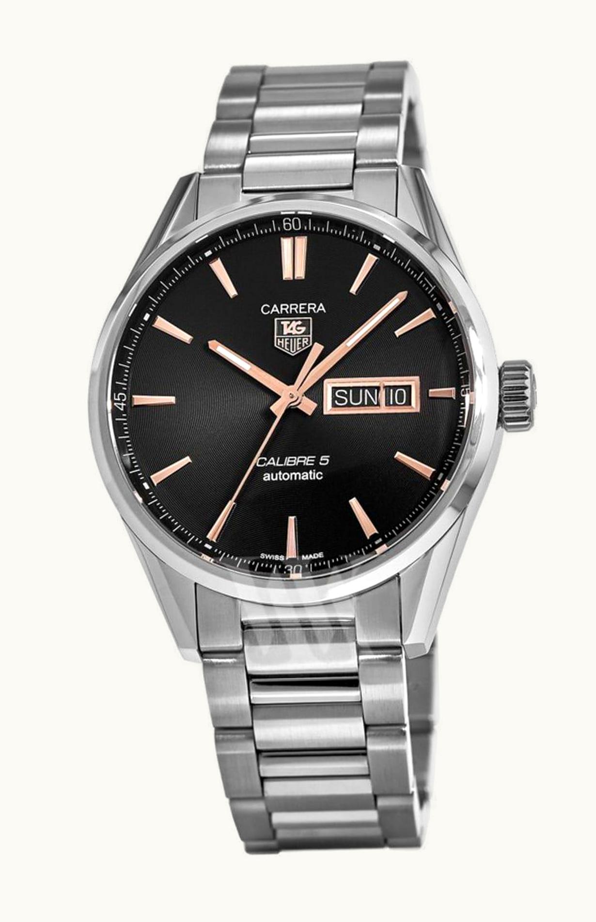 TAG Heuer Carrera Calibre 5 Day Date Stainless Swiss Limited Edition