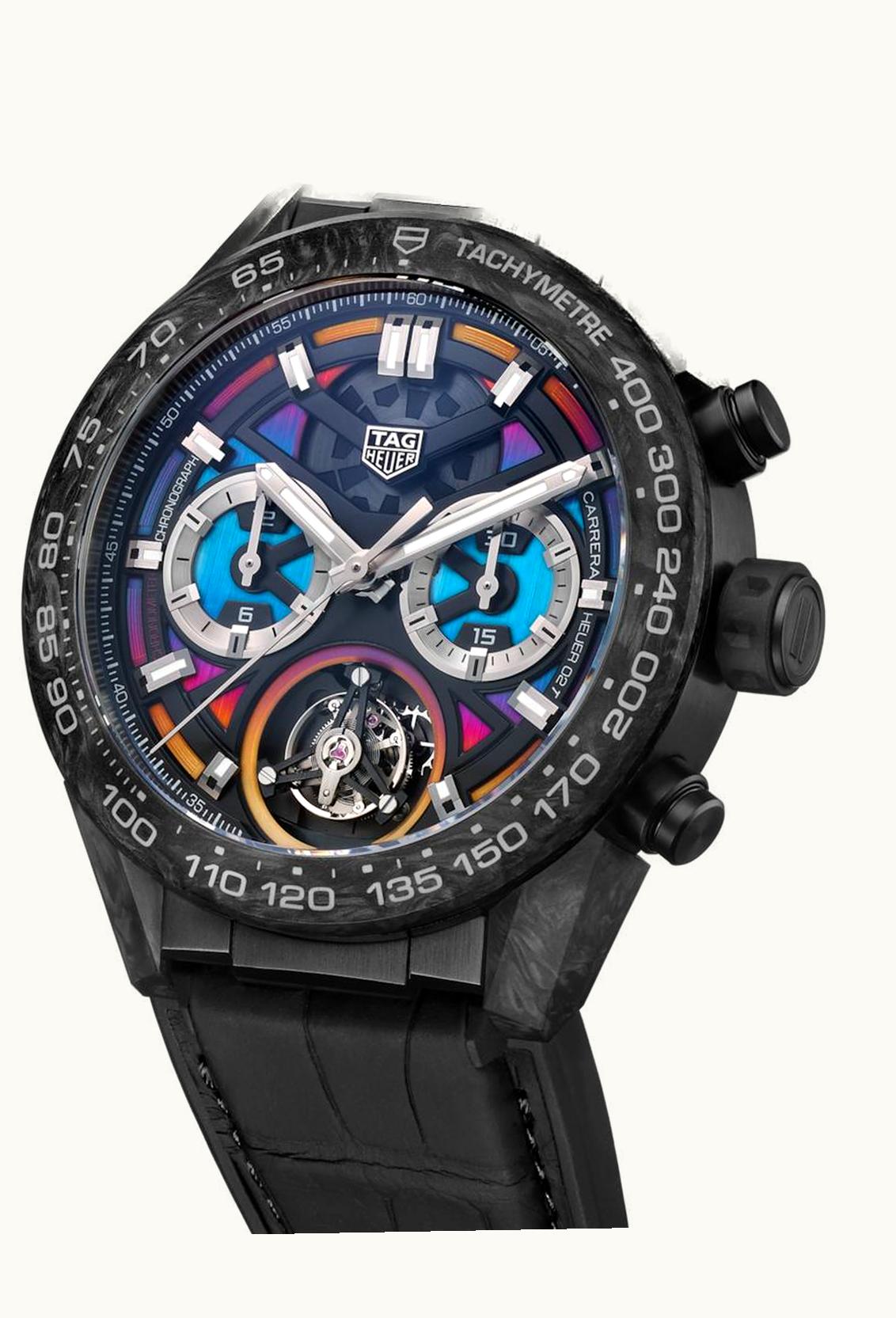 TAG Heuer Carrera Calibre Heuer 02T 45 Chronograph Tourbillon Polychrome