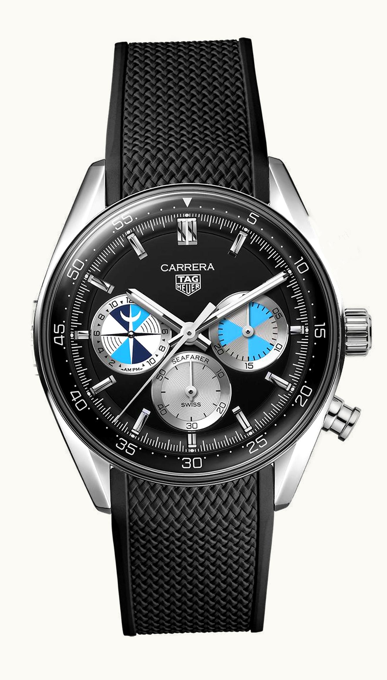 TAG Heuer Carrera Chronograph Seafarer x Hodinkee