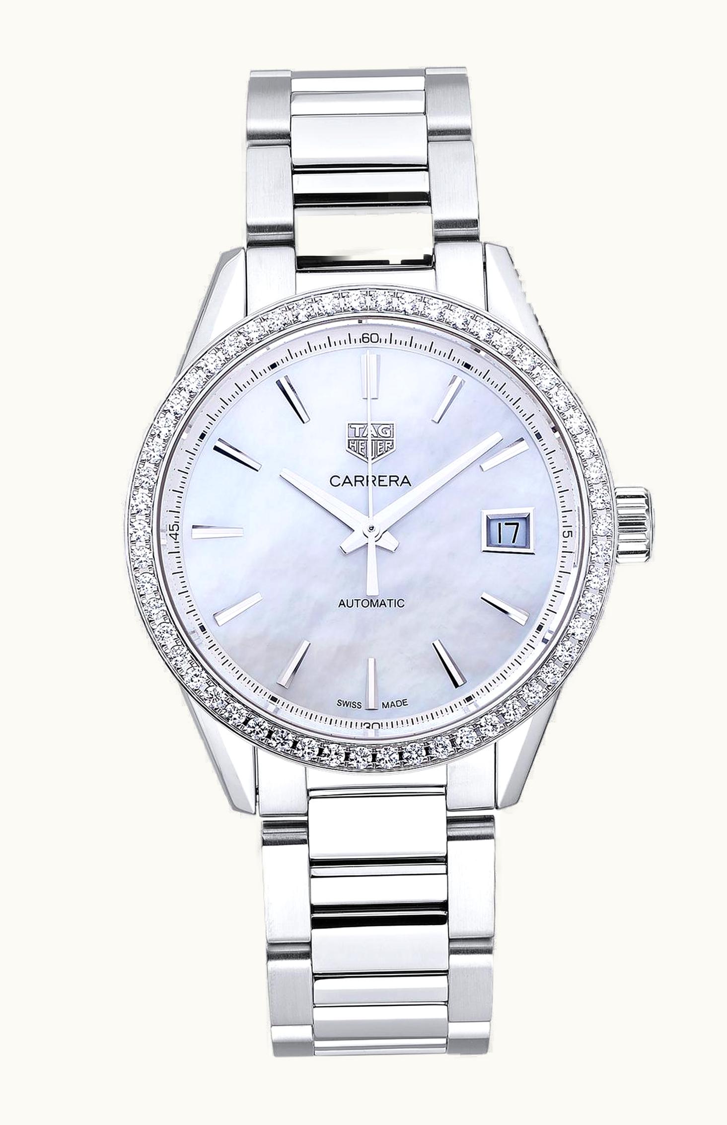 TAG Heuer Carrera 36 Automatic Stainless Steel - Diamond / MOP