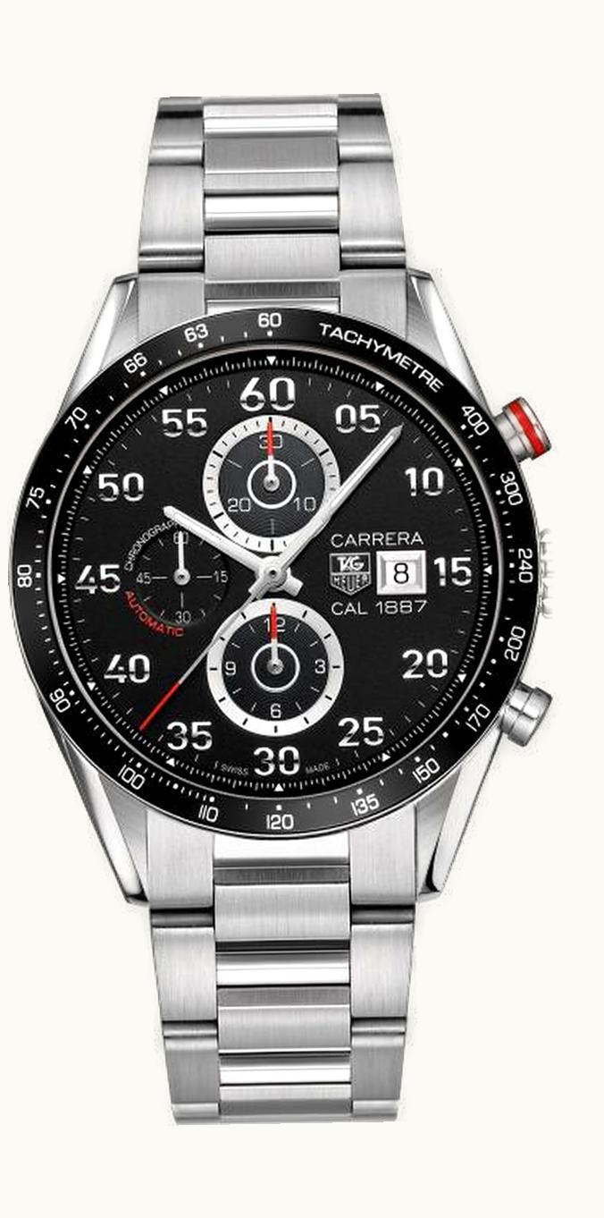 TAG Heuer Carrera Calibre Heuer 02 42 Yellow Gold / Cortina Watch 50th Anniversary