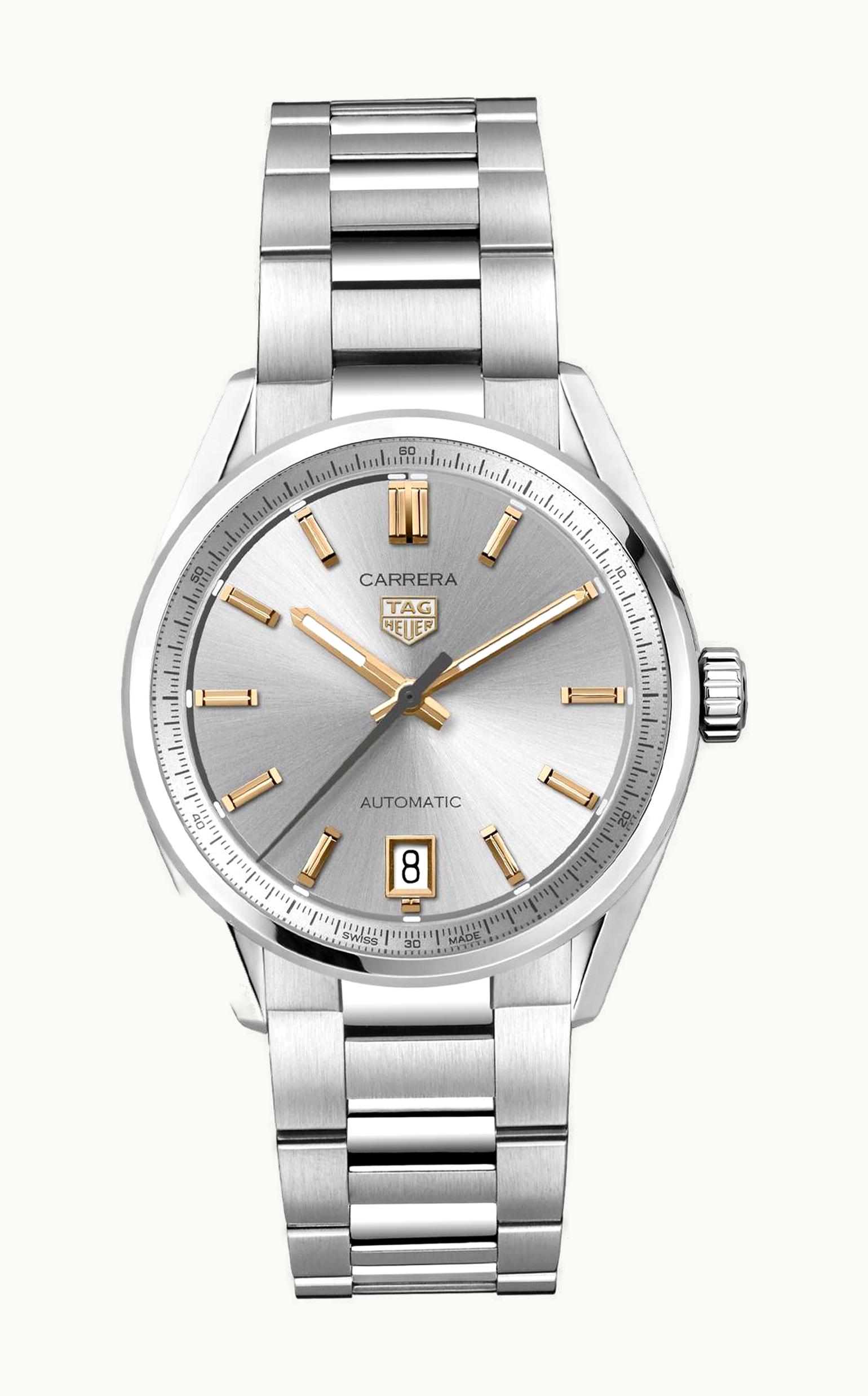 TAG Heuer Carrera Date 36 Stainless Steel / Silver