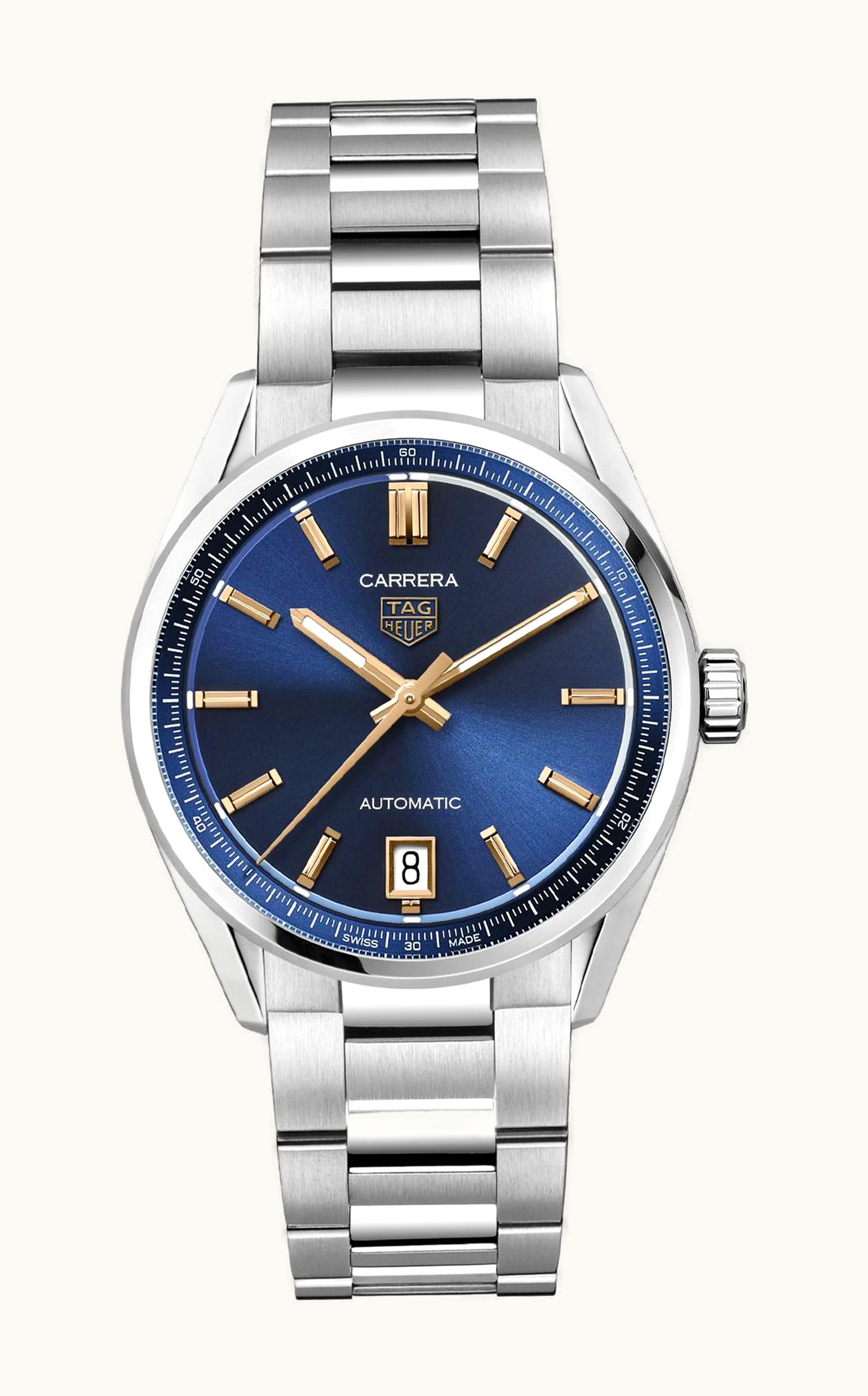 TAG Heuer Carrera Date 36 Stainless Steel / Blue