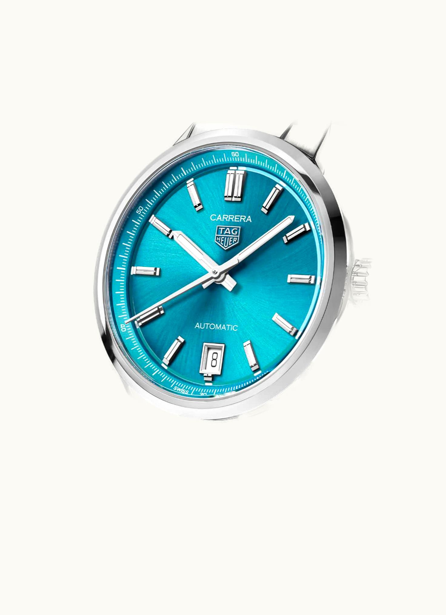 TAG Heuer Carrera Date 36 Stainless Steel / Turquoise