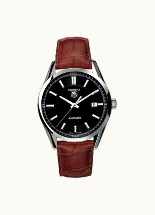 TAG Heuer Carrera Calibre 5 39 Stainless Steel / Black / Alligator