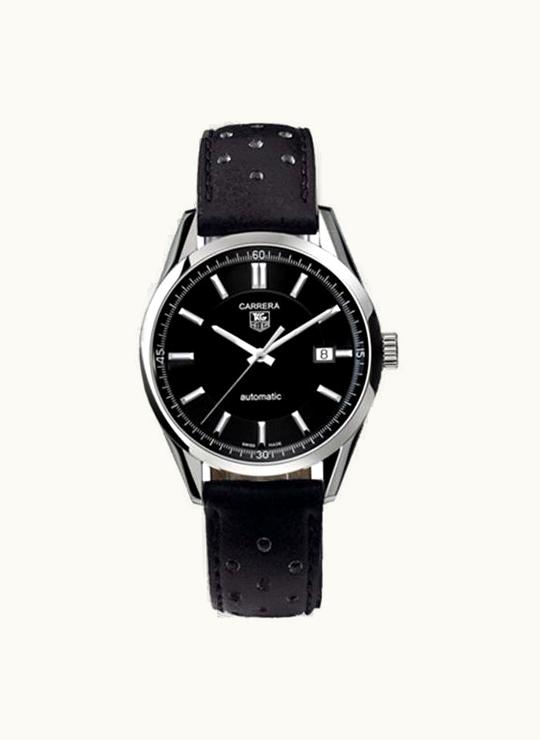 TAG Heuer Carrera Calibre 5 39 Stainless Steel / Black / Calf