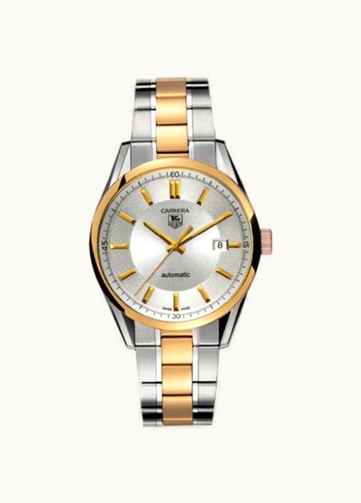 TAG Heuer Carrera Calibre 5 39 Stainless Steel / Rose Gold / Silver / Bracelet