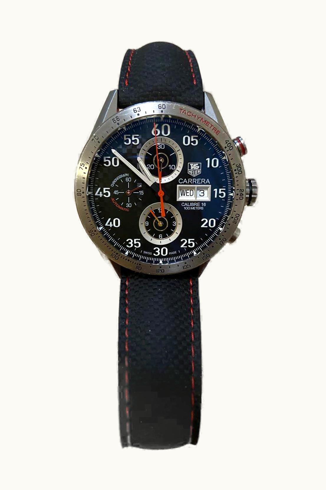 TAG Heuer Carrera Calibre 16 Day Date 43 Titanium / Carbon