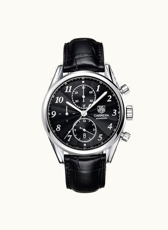 TAG Heuer Carrera Calibre 16 41 Heritage Stainless Steel / Black / Alligator